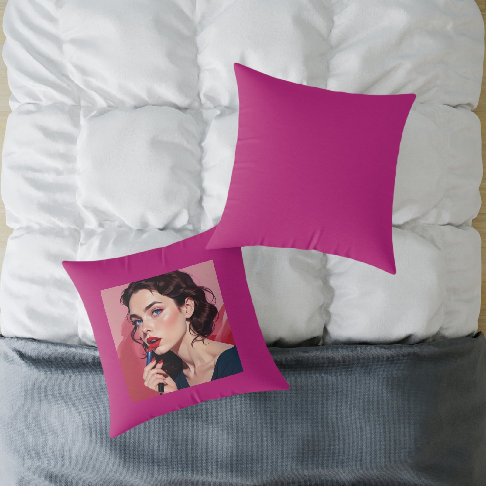Nope Square Poly Canvas Pillow - Image 16