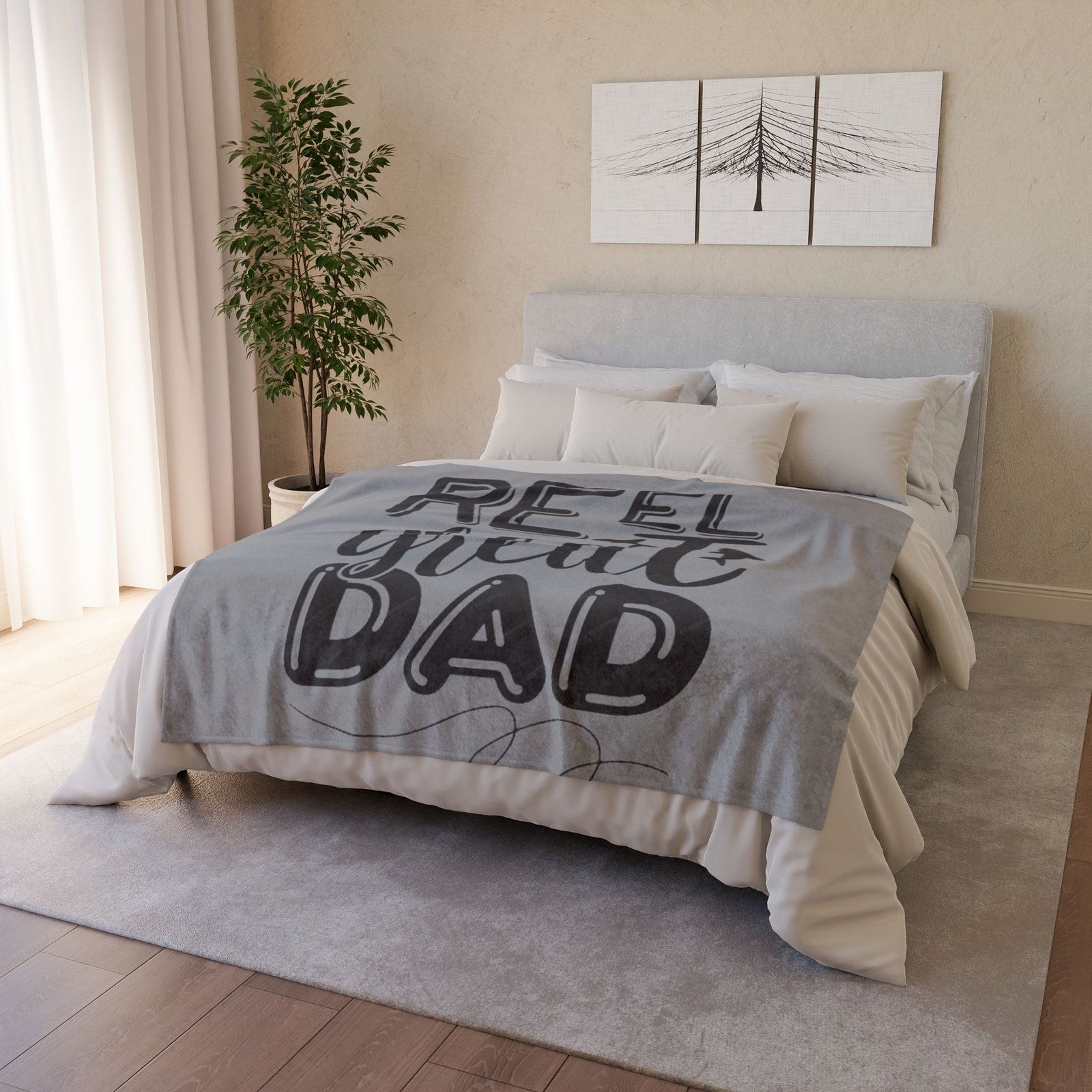 Best Dad Soft Polyester Blanket - Image 8