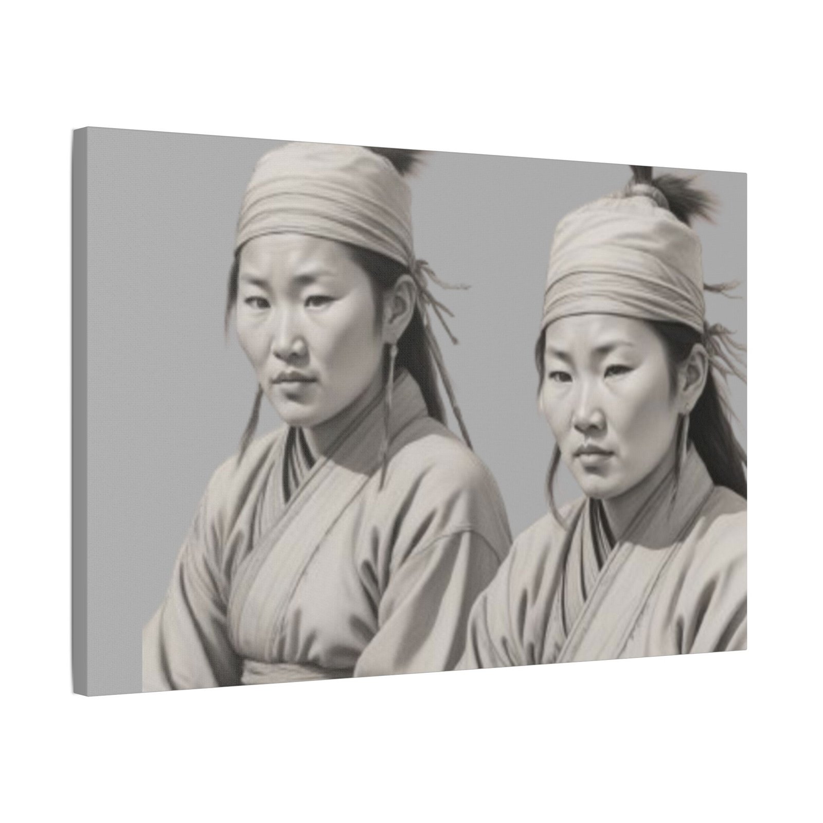 Geisha Girl Satin Canvas, Stretched - Image 14