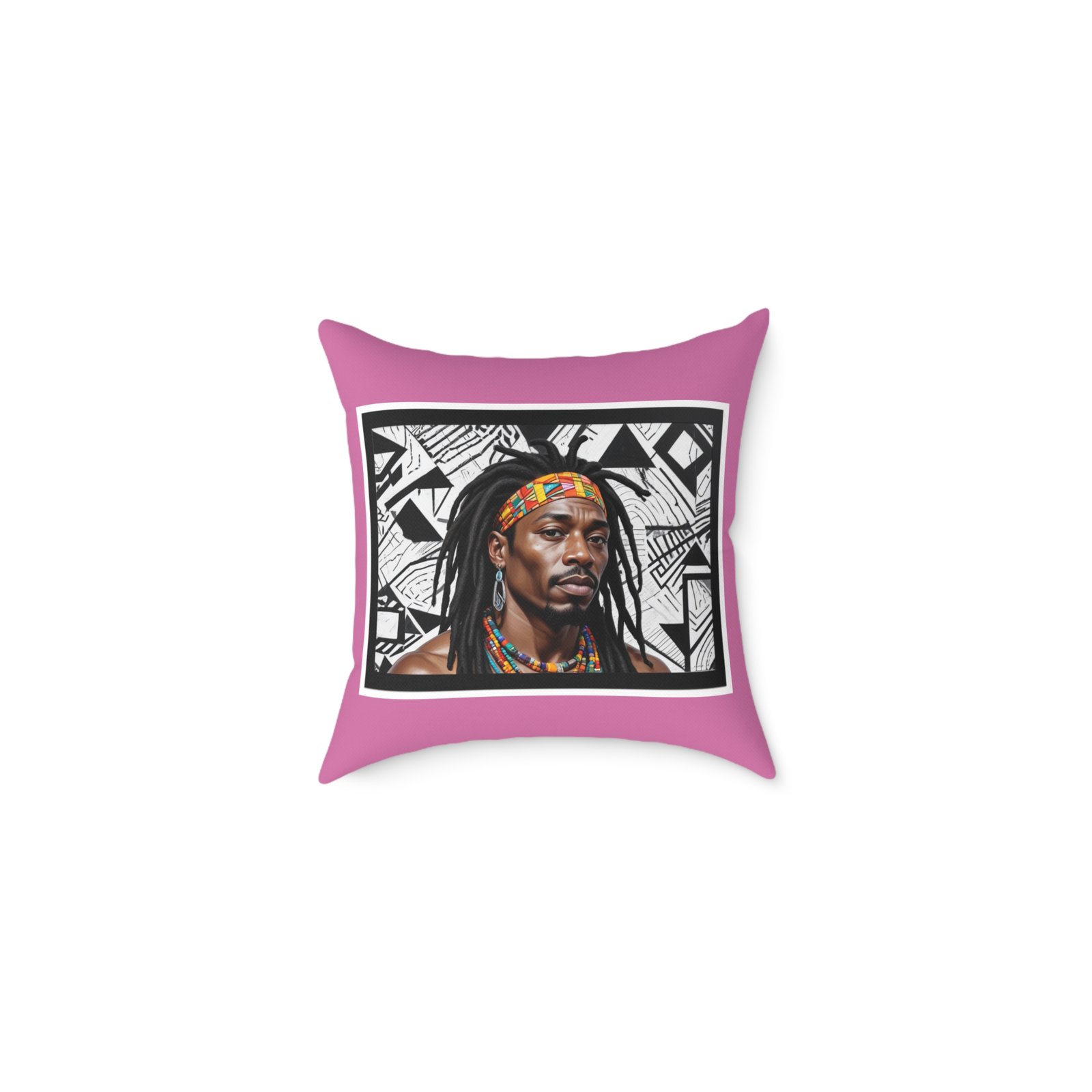 Rastafarian Square Poly Canvas Pillow