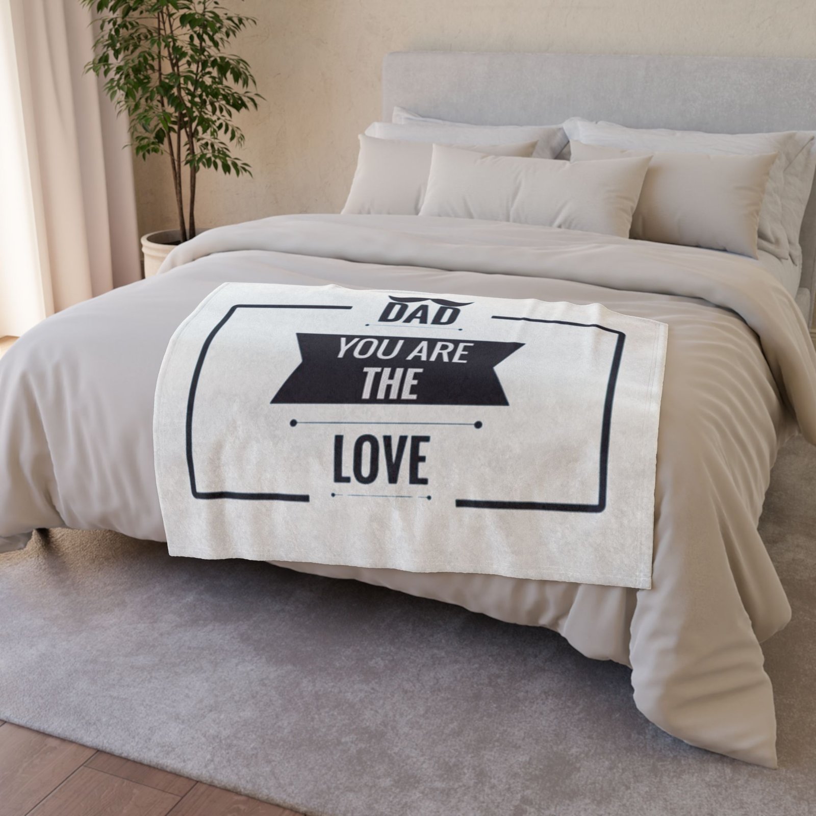 Best Dad Soft Polyester Blanket - Image 4