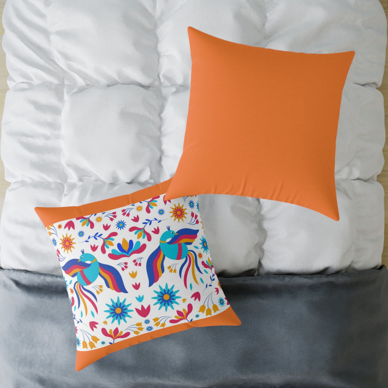 Mexico Square Poly Canvas Pillow - Image 20