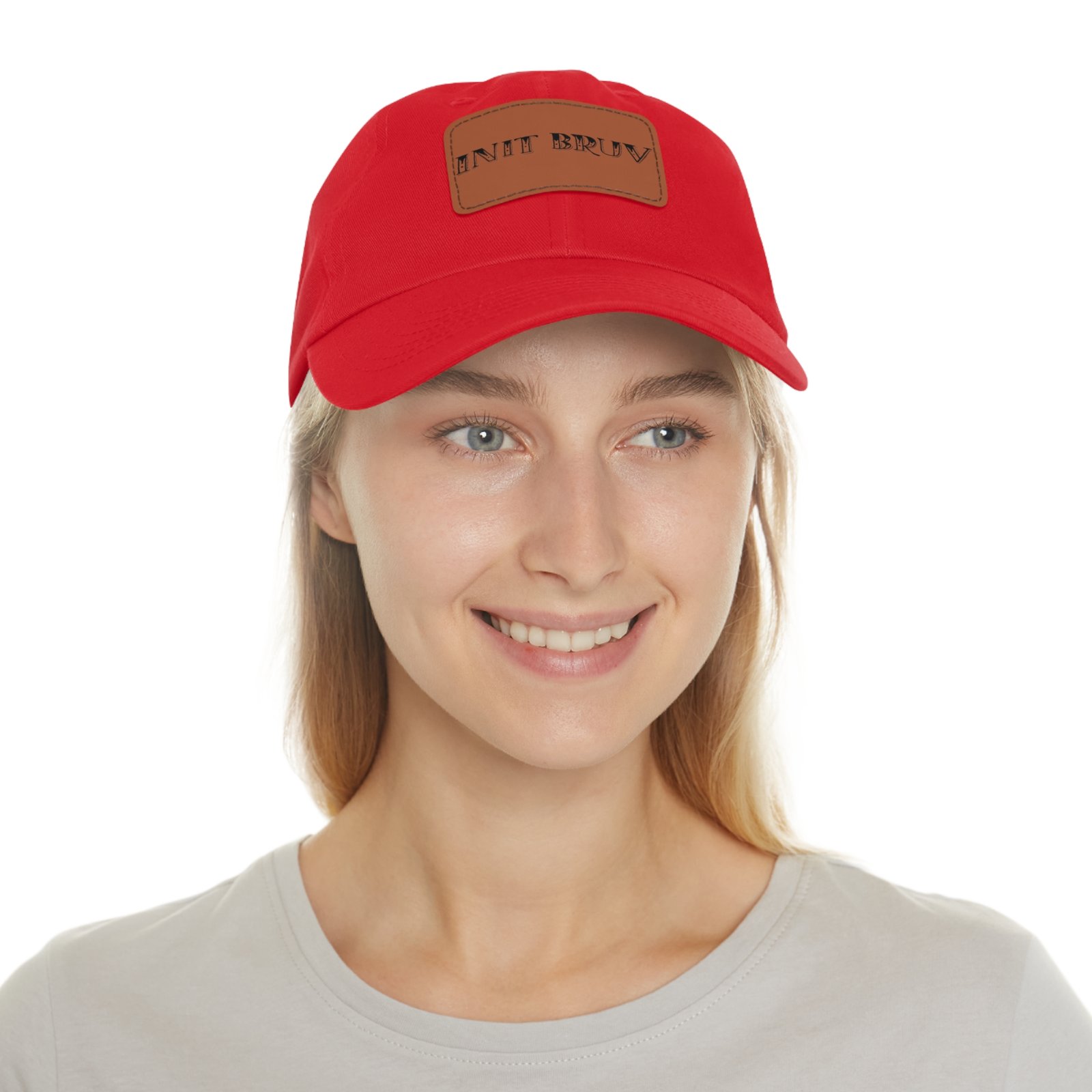 In it Bruv Dad Hat with Leather Patch (Rectangle) - Image 44