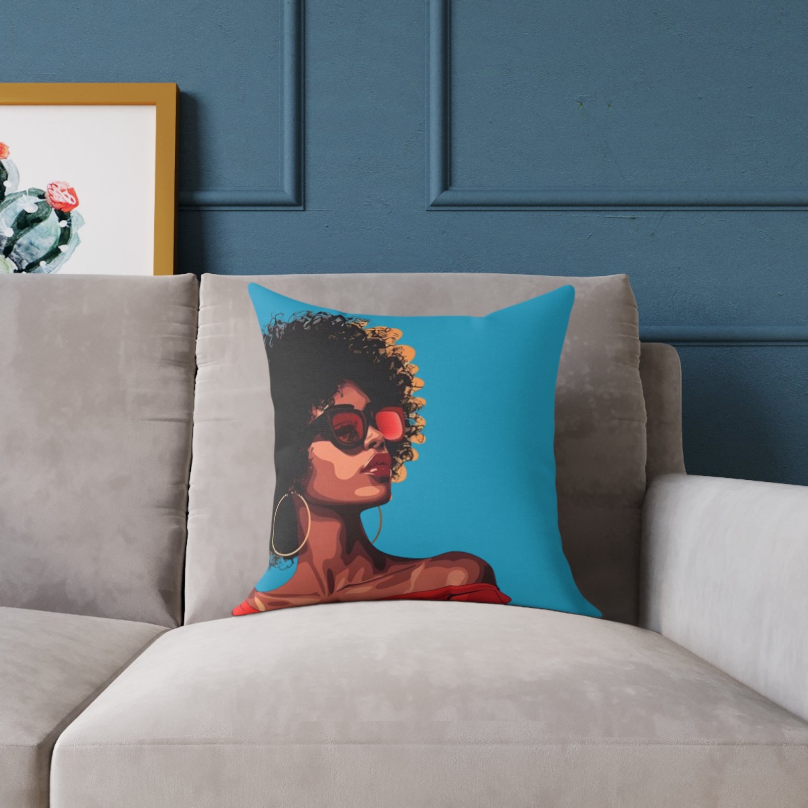 Blarzay Square Poly Canvas Pillow - Image 3