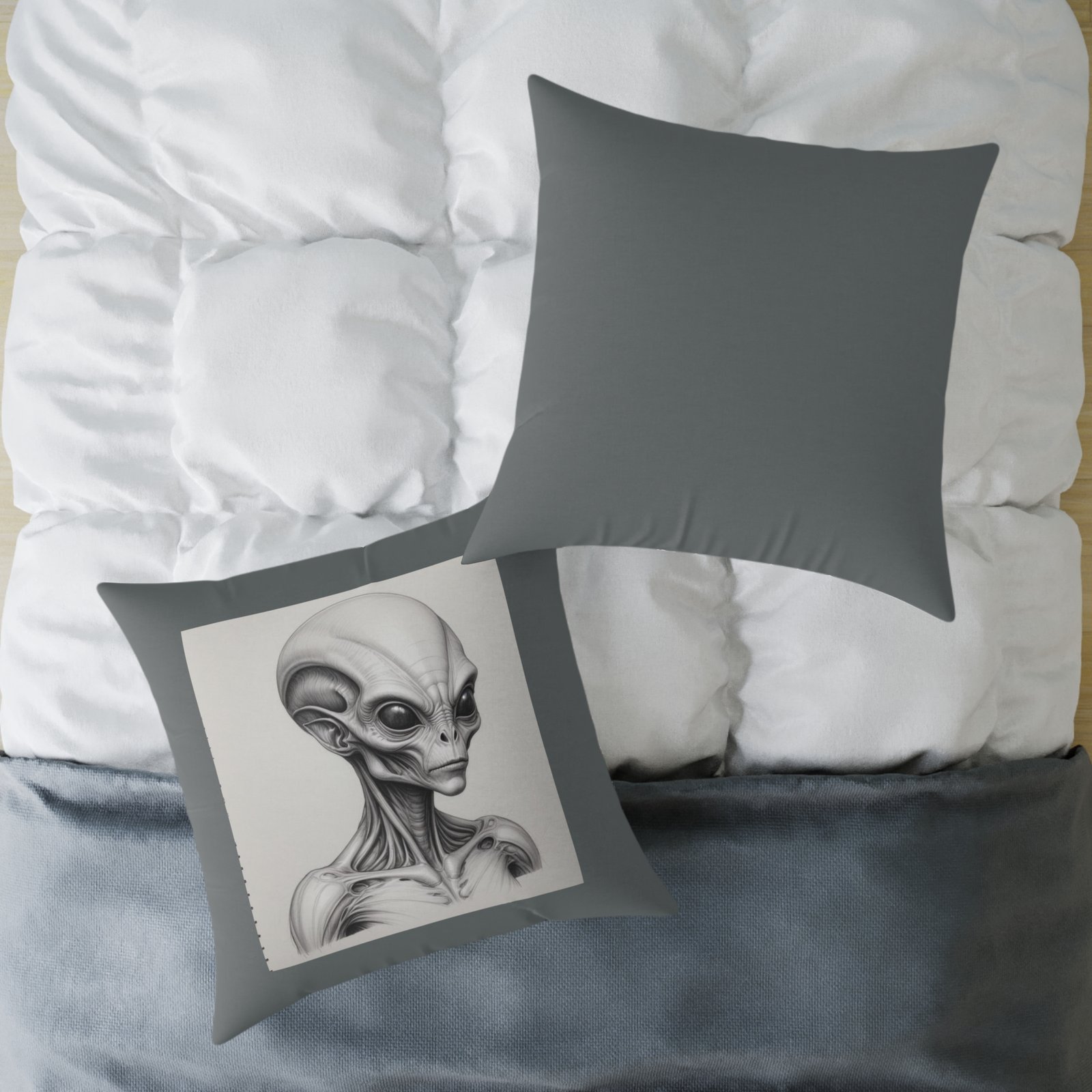Alien Square Poly Canvas Pillow - Image 20