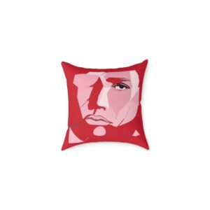 Abstract Square Poly Canvas Pillow