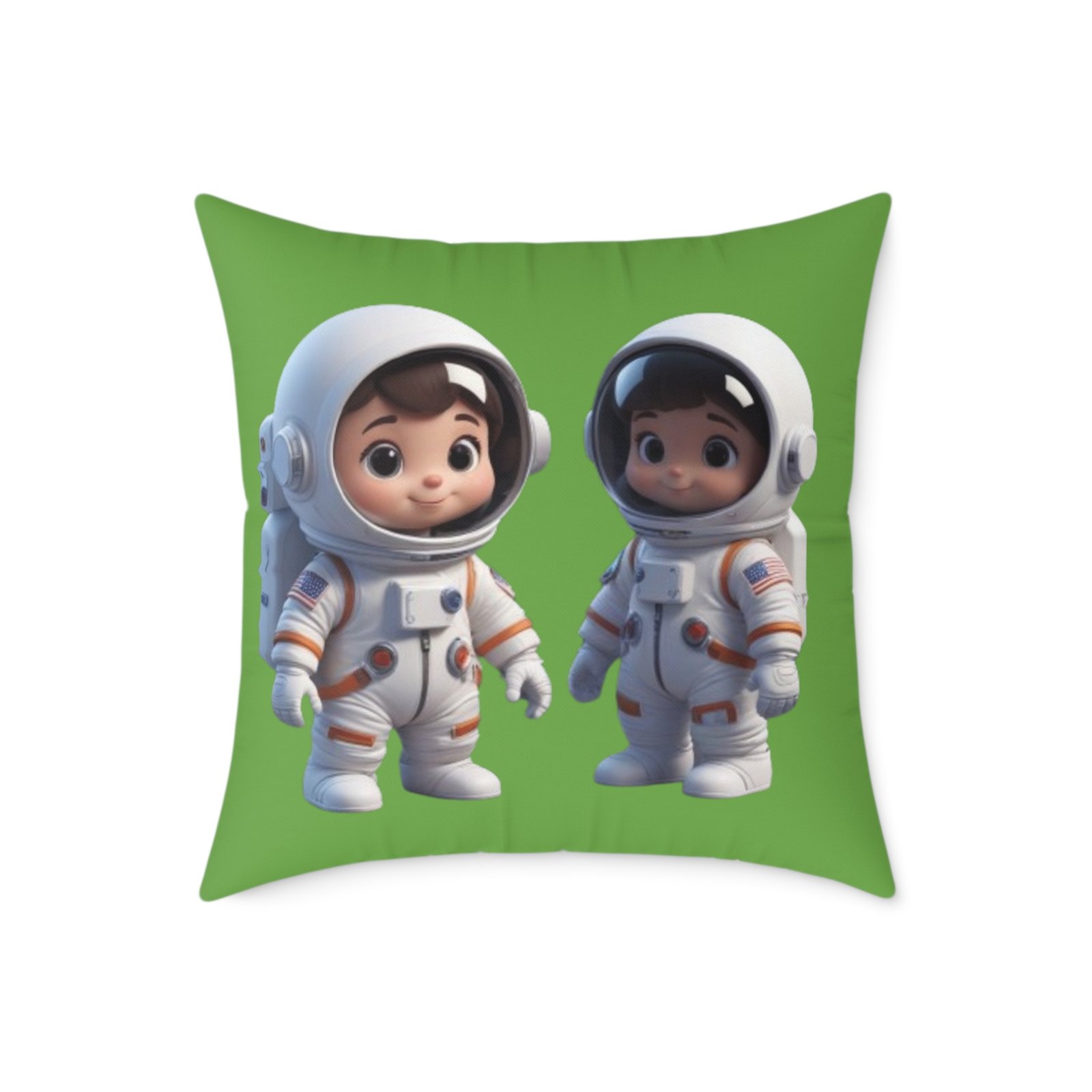 Astronauts Square Poly Canvas Pillow - Image 13