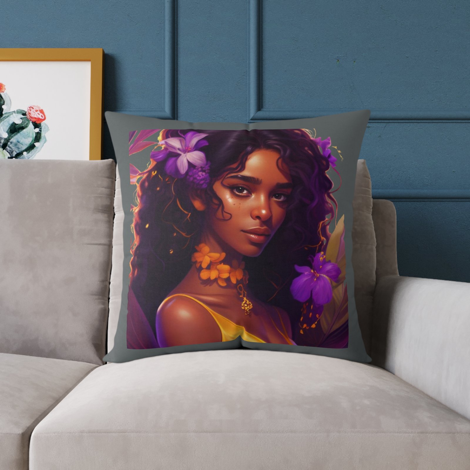 Charming Square Poly Canvas Pillow - Image 15