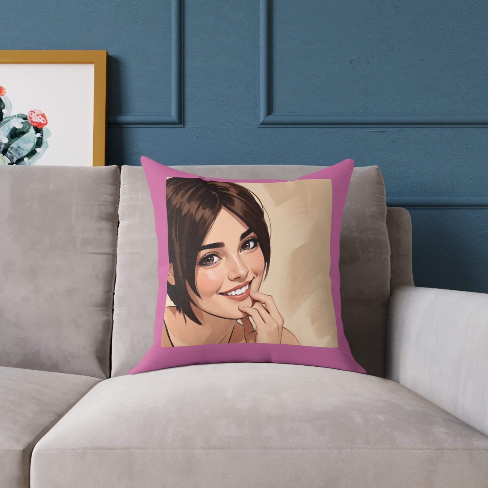 Ponder Square Poly Canvas Pillow - Image 7