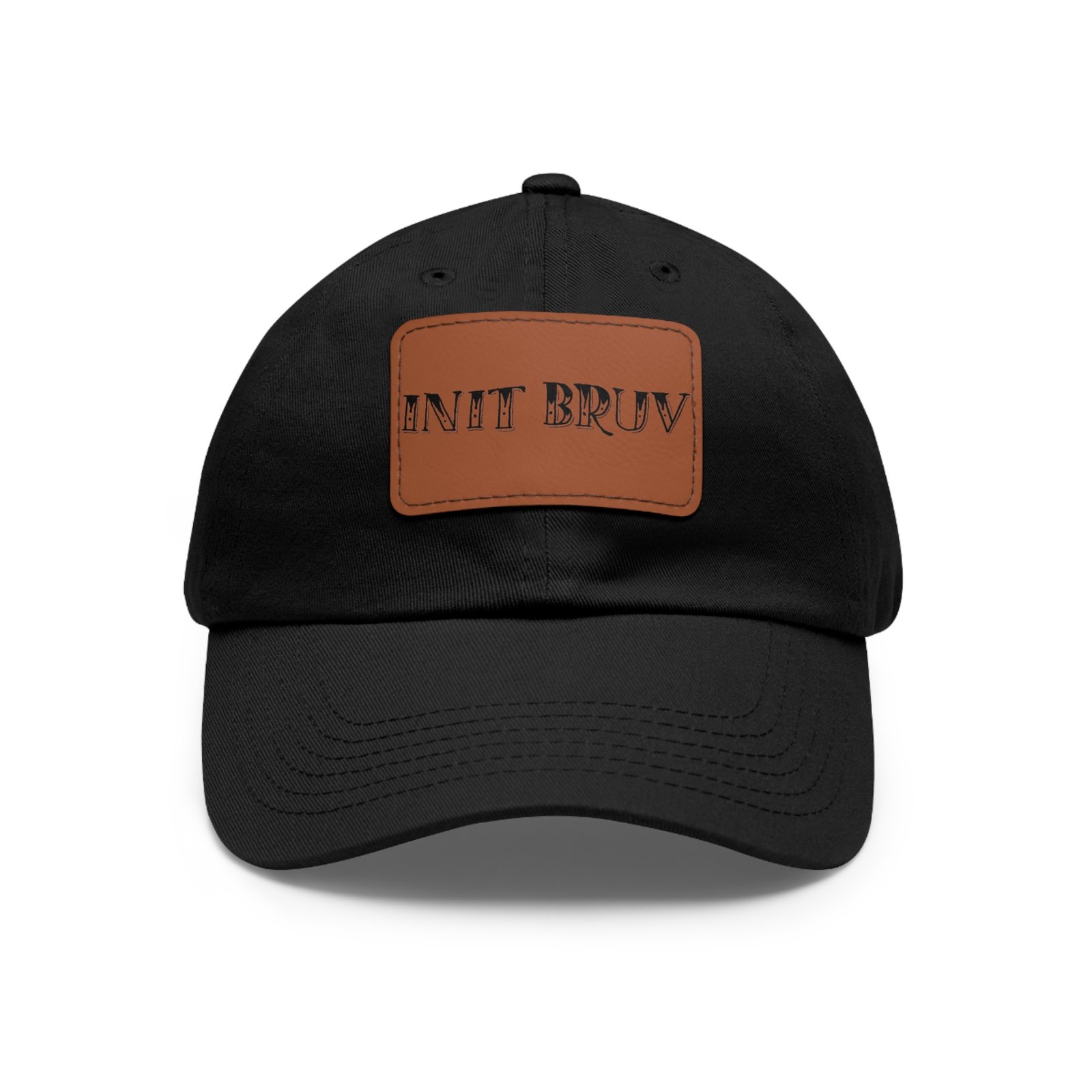 In it Bruv Dad Hat with Leather Patch (Rectangle) - Image 5