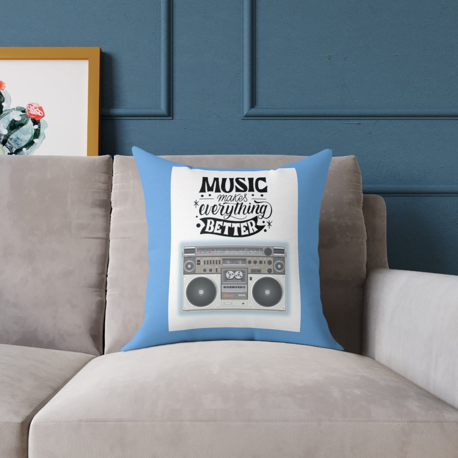 Music Poly Canvas Pillow - Image 7