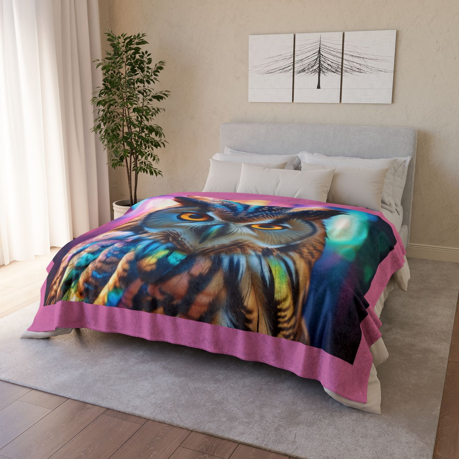 Owl Soft Polyester Blanket - Image 12