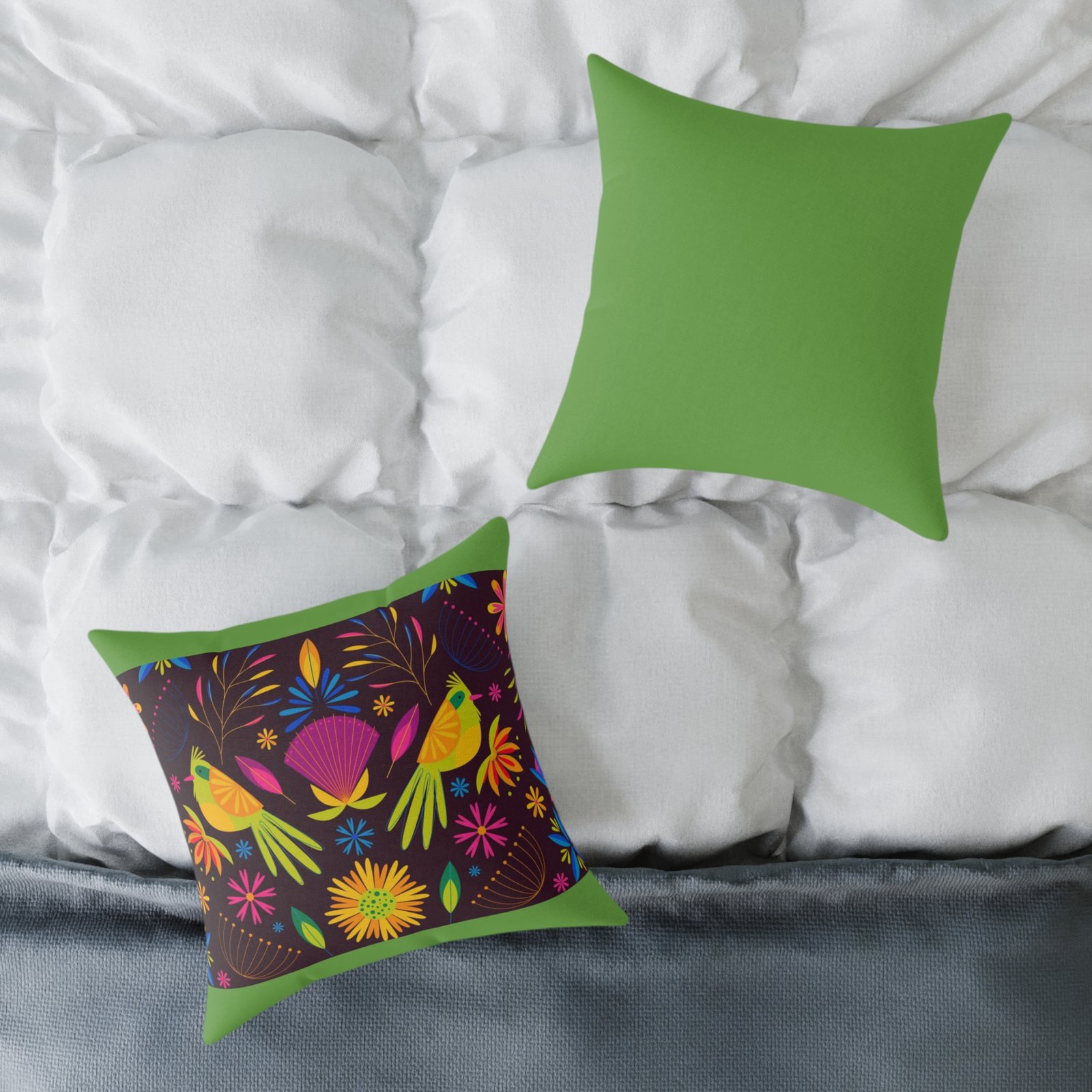 Mexico Square Poly Canvas Pillow - Image 8