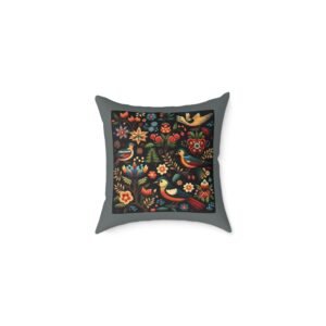 Mexico Square Poly Canvas Pillow