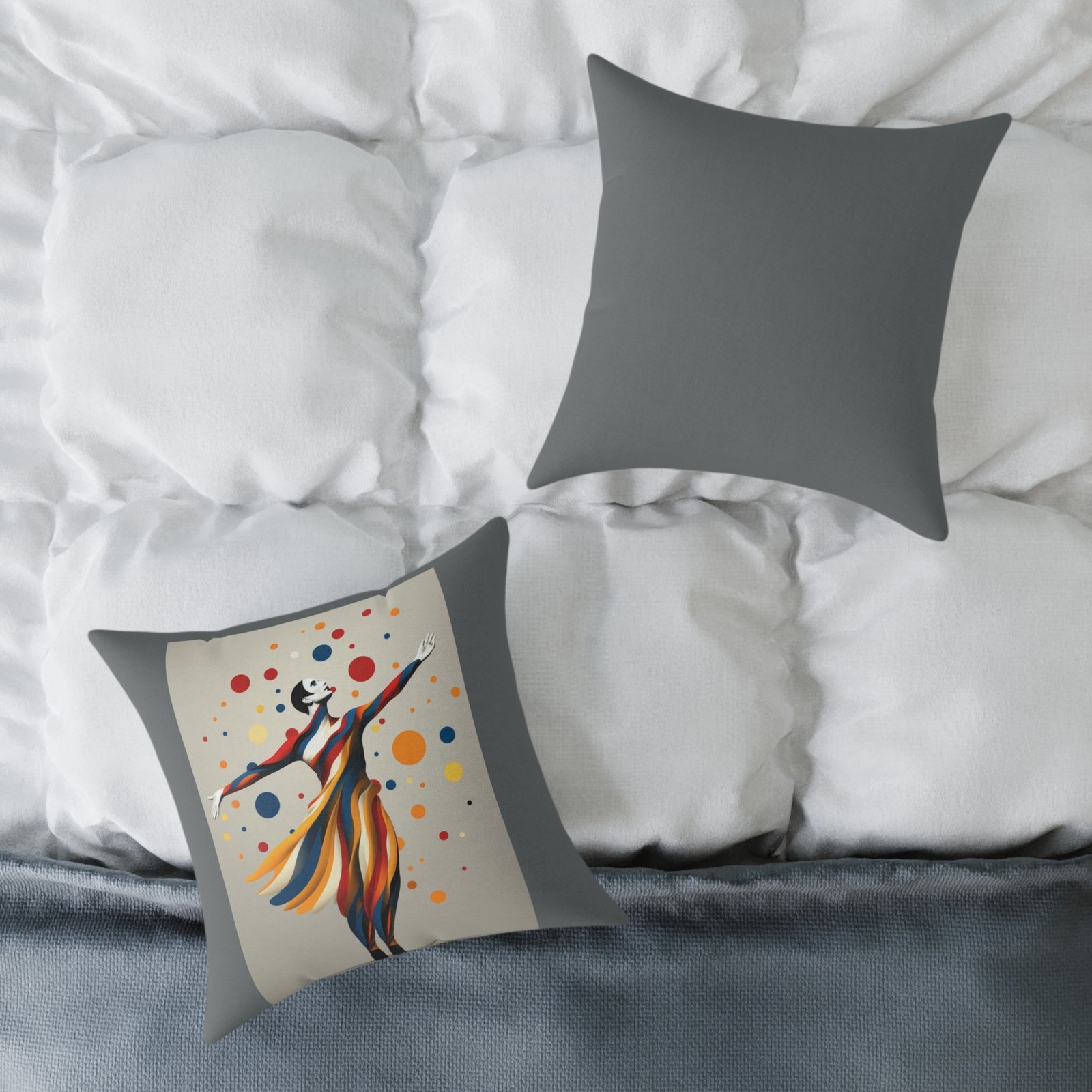 Dancing Queen Cushion Square Poly Canvas Pillow - Image 8