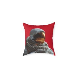 Astronaut Square Poly Canvas Pillow