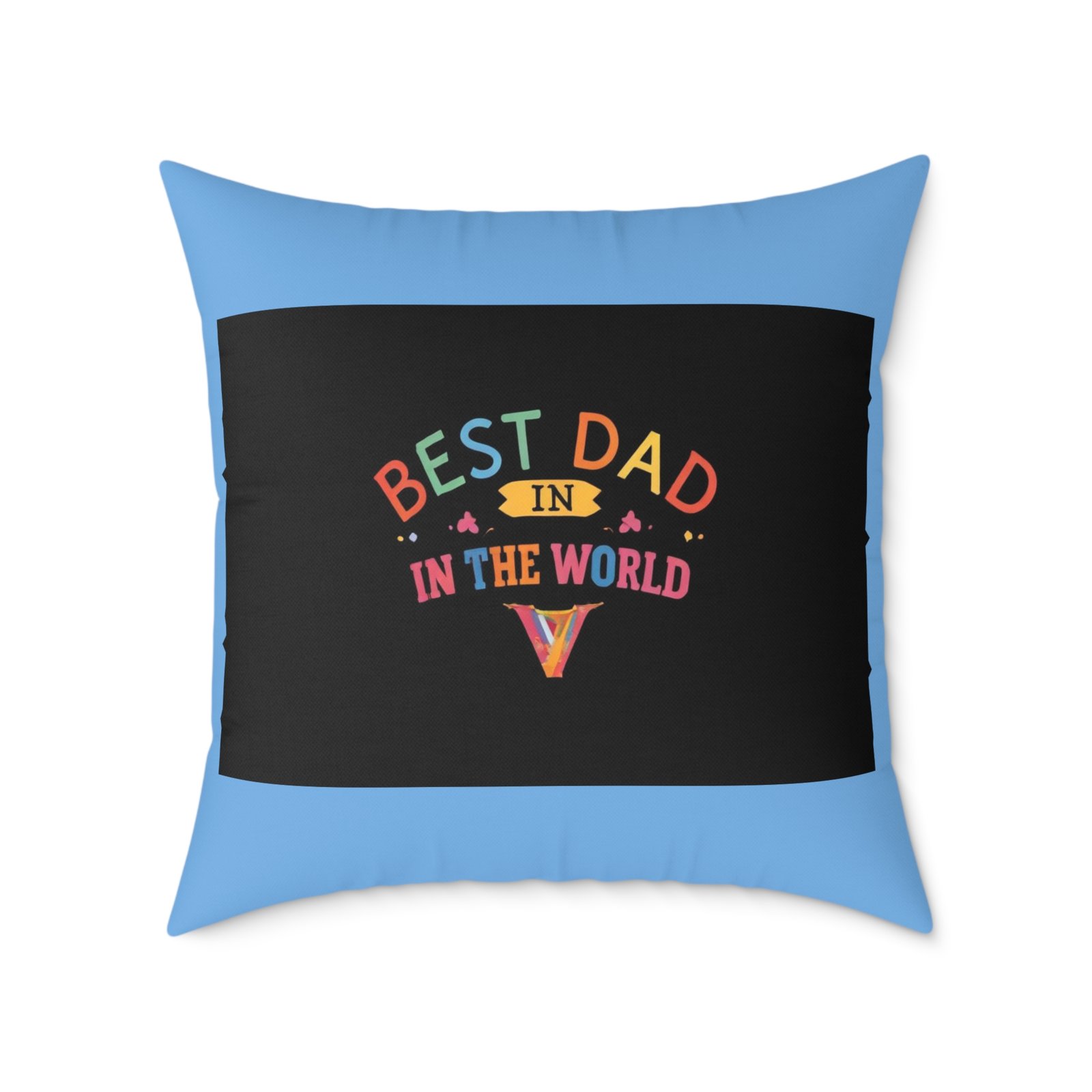Best Dad Square Poly Canvas Pillow - Image 17