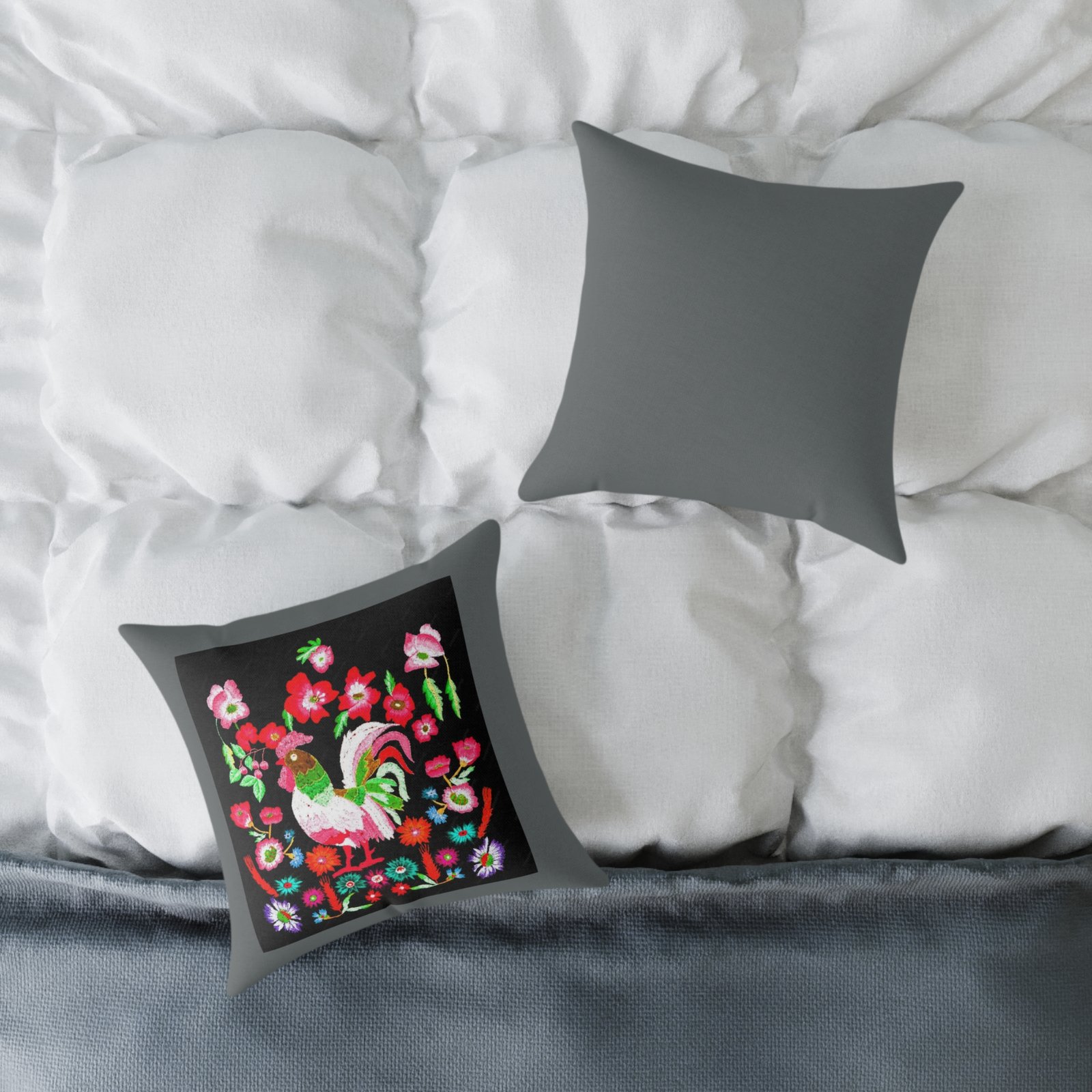 Mexico Square Poly Canvas Pillow - Image 4