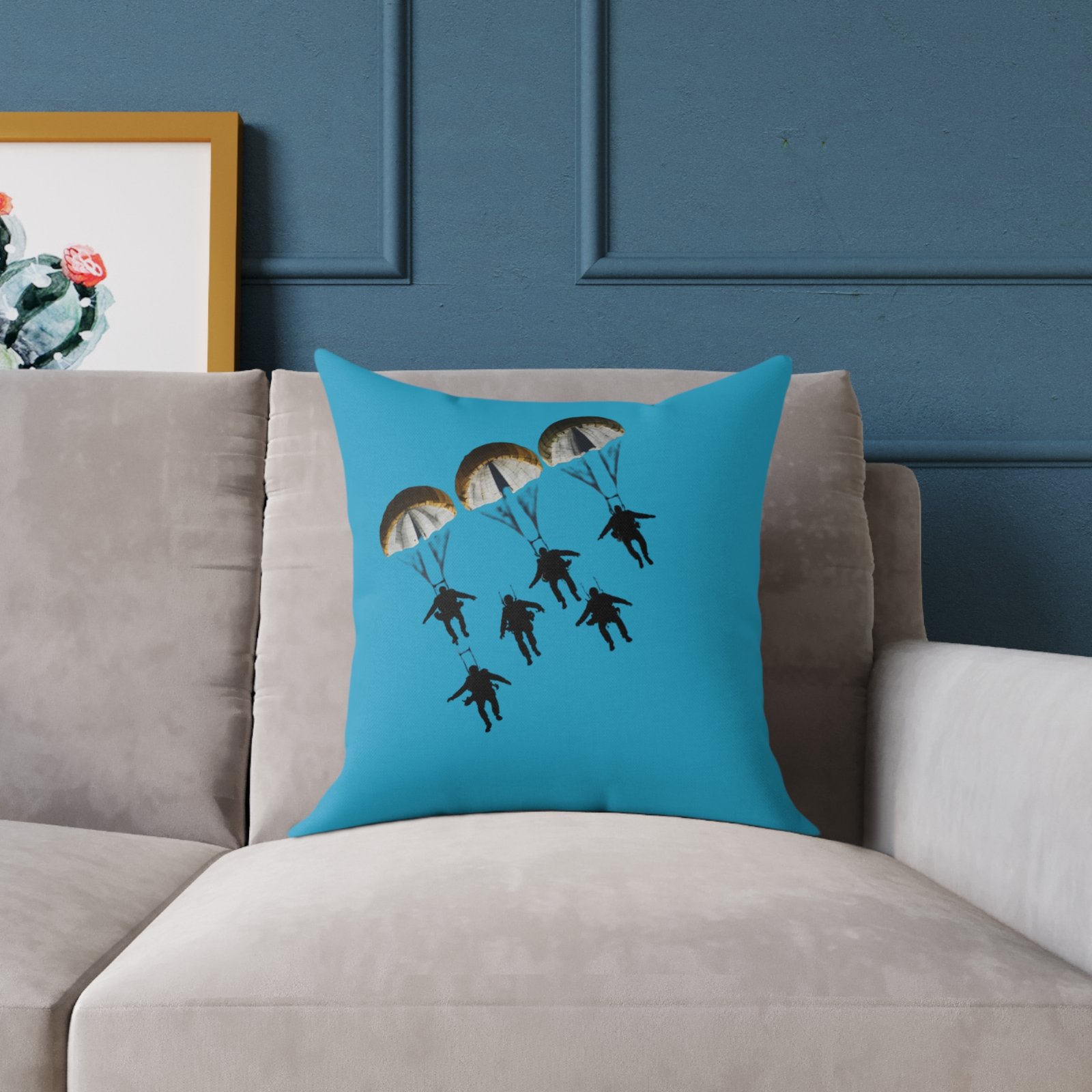Parachute Square Poly Canvas Pillow - Image 7