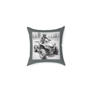 Quad Square Poly Canvas Pillow