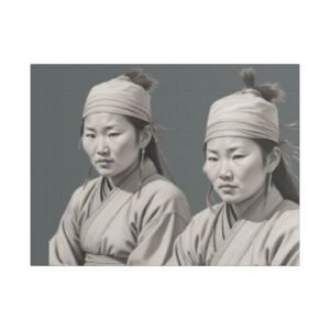 Copy of Geisha Girl Satin Canvas, Stretched