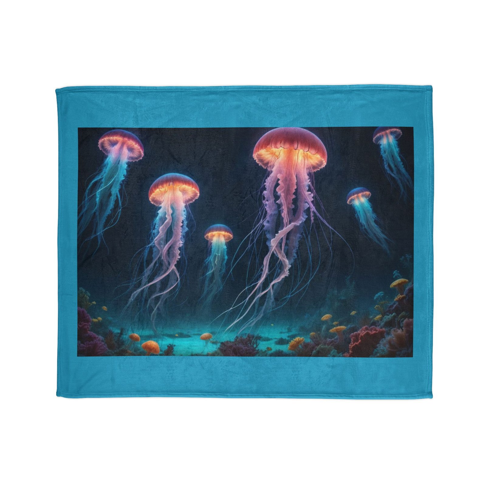Jelly Fish Soft Polyester Blanket - Image 5
