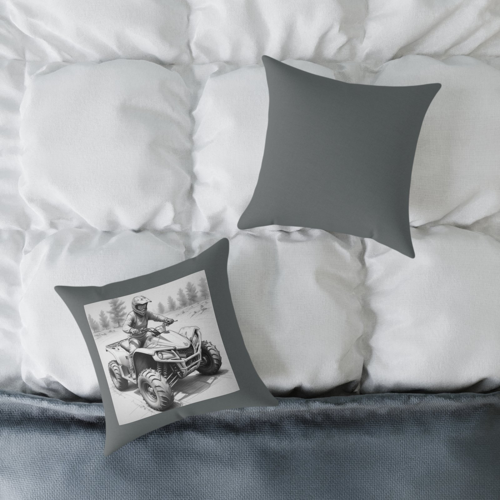Quad Square Poly Canvas Pillow - Image 4