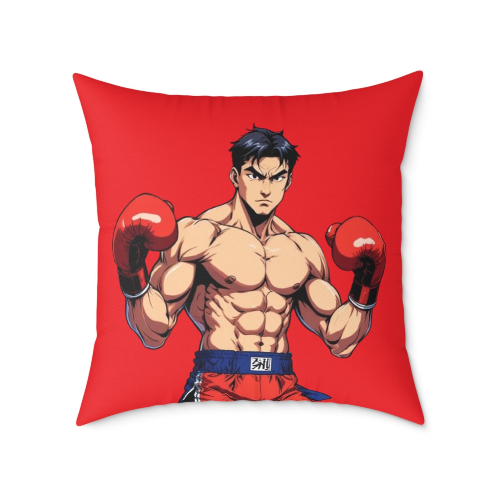 Boxing Square Poly Canvas Pillow - Image 17