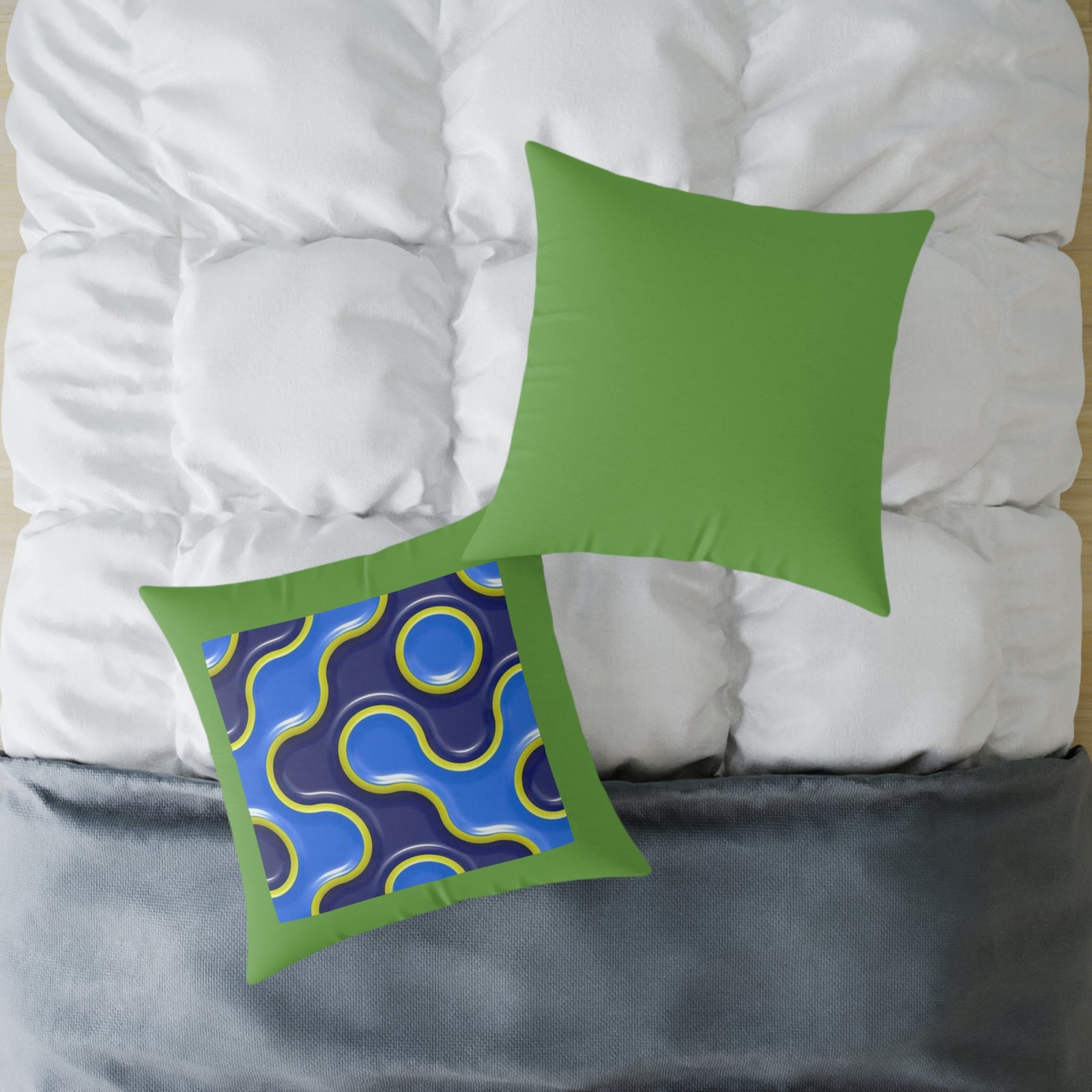Splatter Poly Canvas Pillow - Image 16