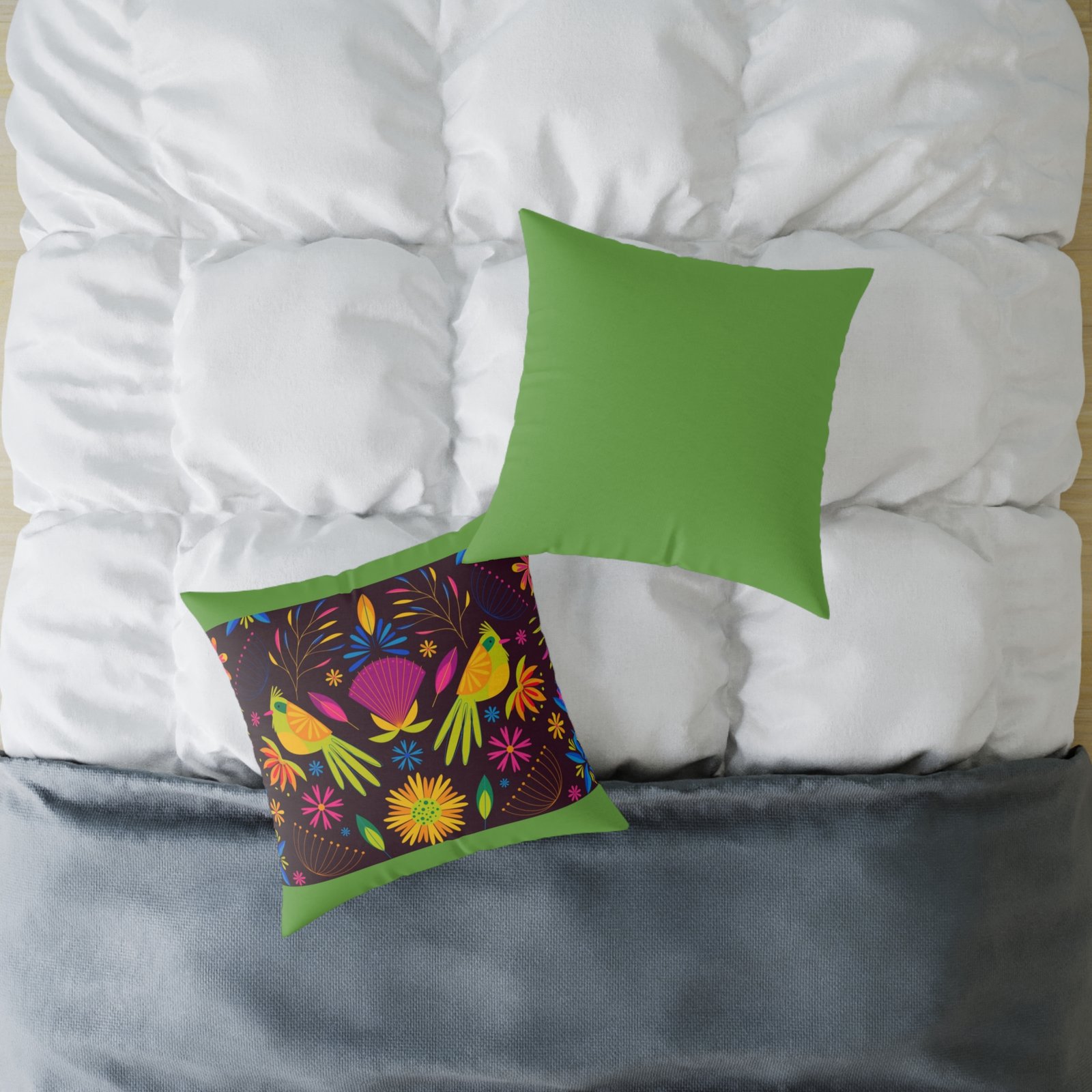 Mexico Square Poly Canvas Pillow - Image 12