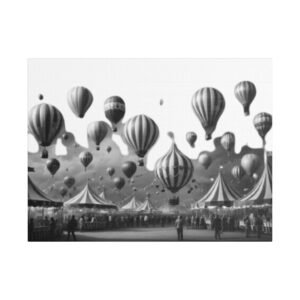 Fairground Fun Satin Canvas, Stretched