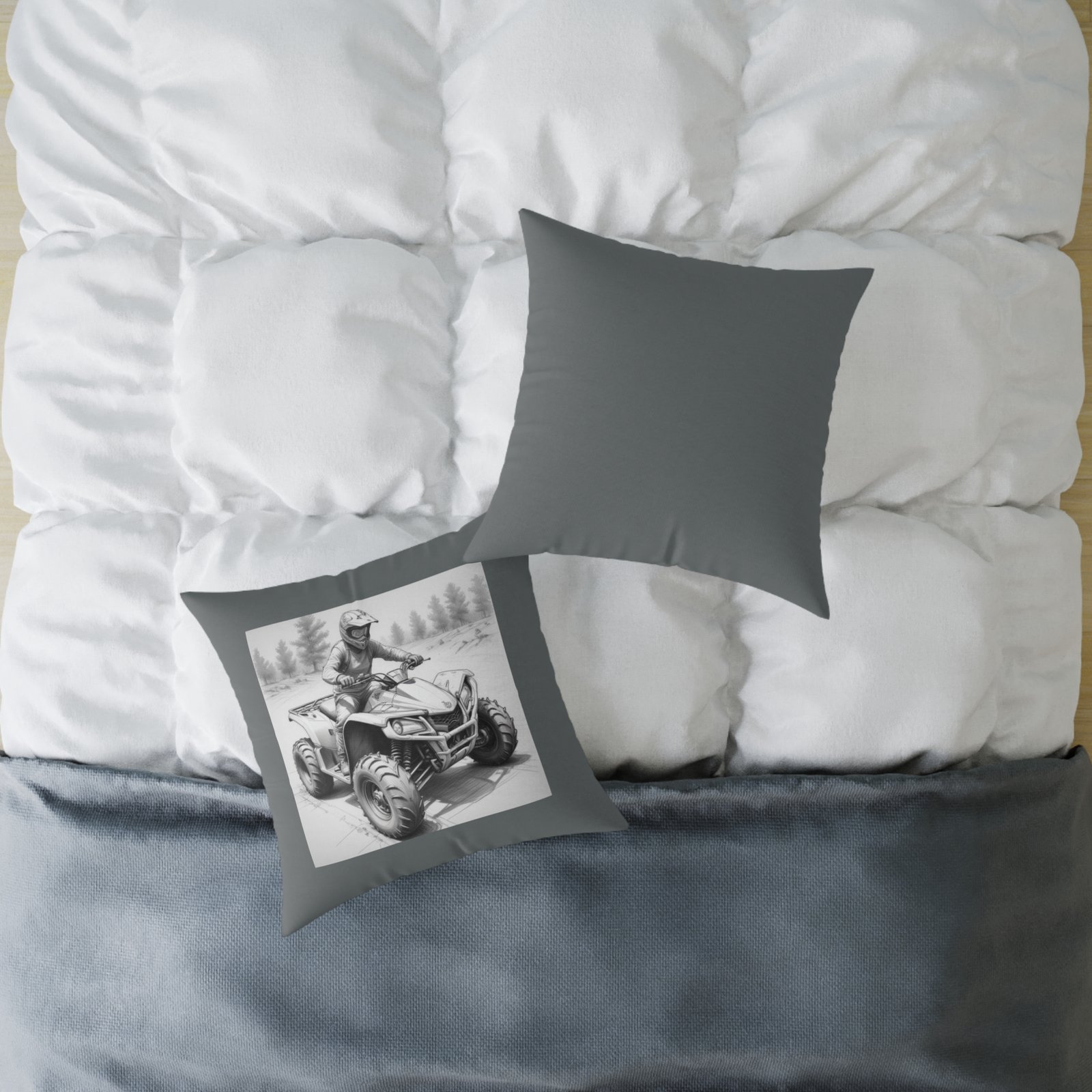 Quad Square Poly Canvas Pillow - Image 12