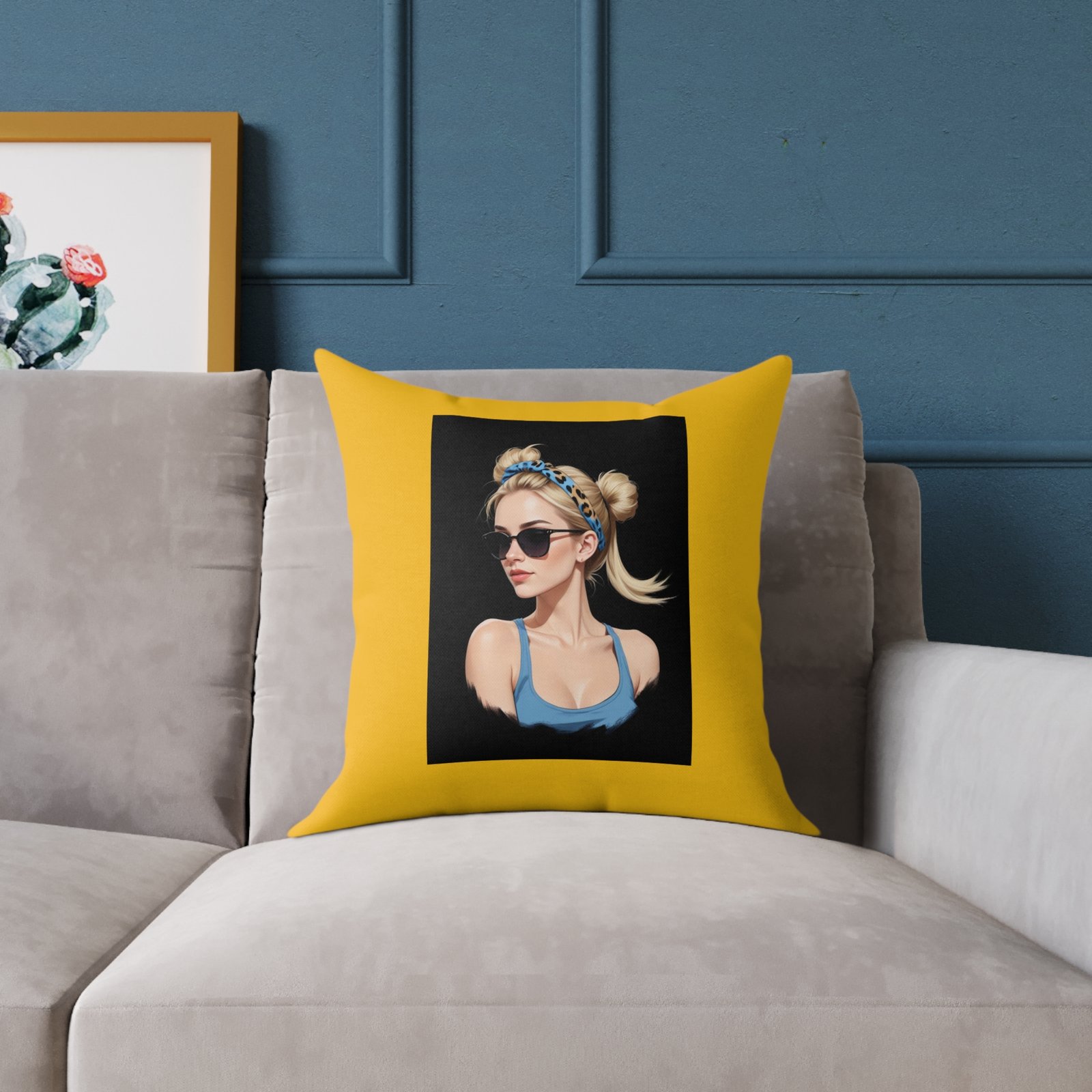Bella Poly Canvas Pillow - Image 7