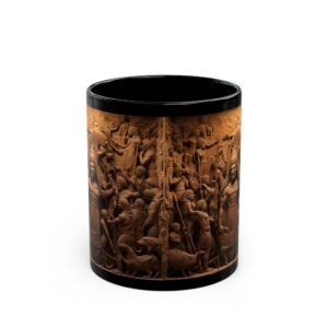 Annunaki Kingly Prin t G ift Black Mug (11oz, 15oz) Annunaki G ift, Niberu Mug , Tea coffee, Hot choc , Planet X G ift,  Annunaki prin t,