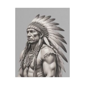 Apache Satin Canvas, Stretched