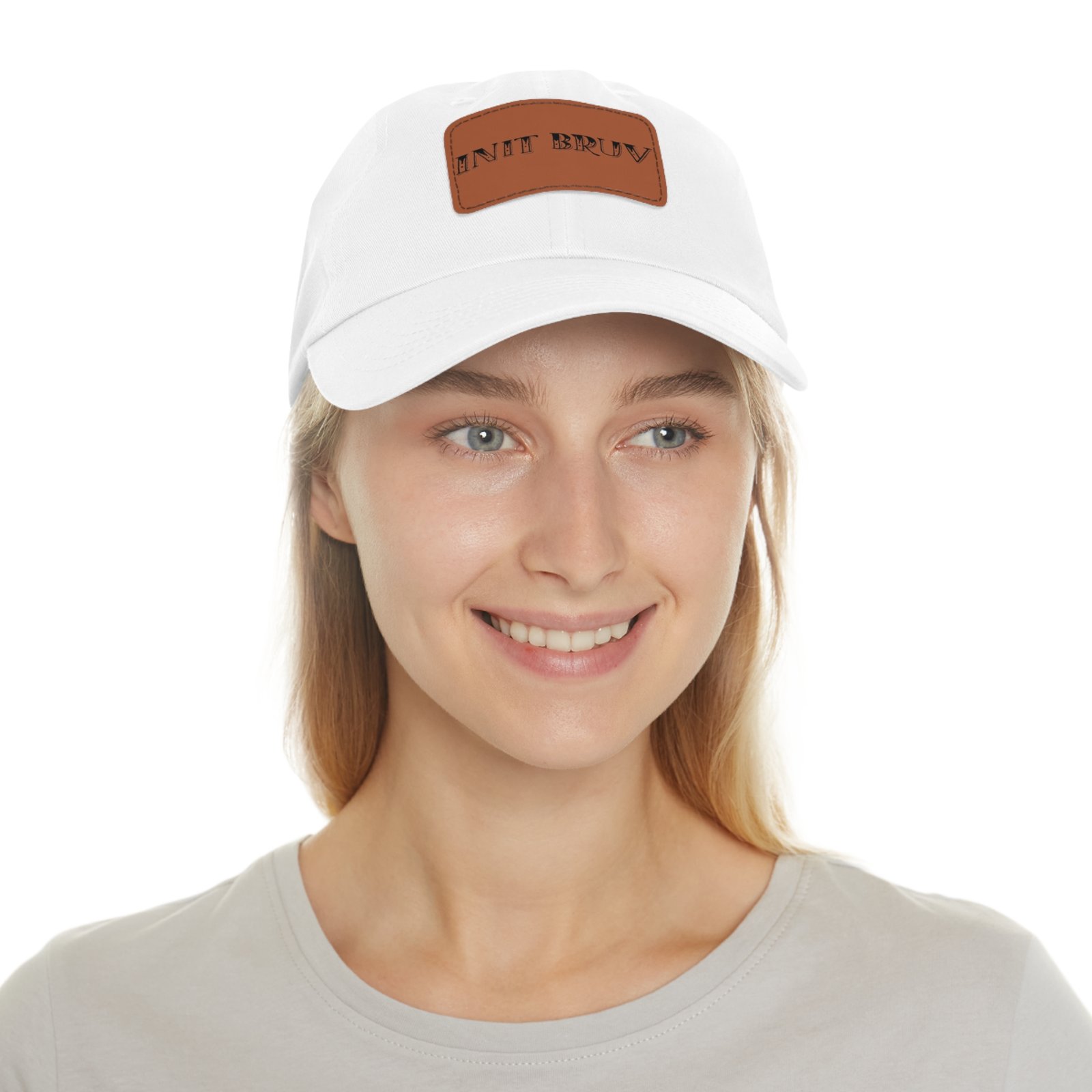 In it Bruv Dad Hat with Leather Patch (Rectangle) - Image 4