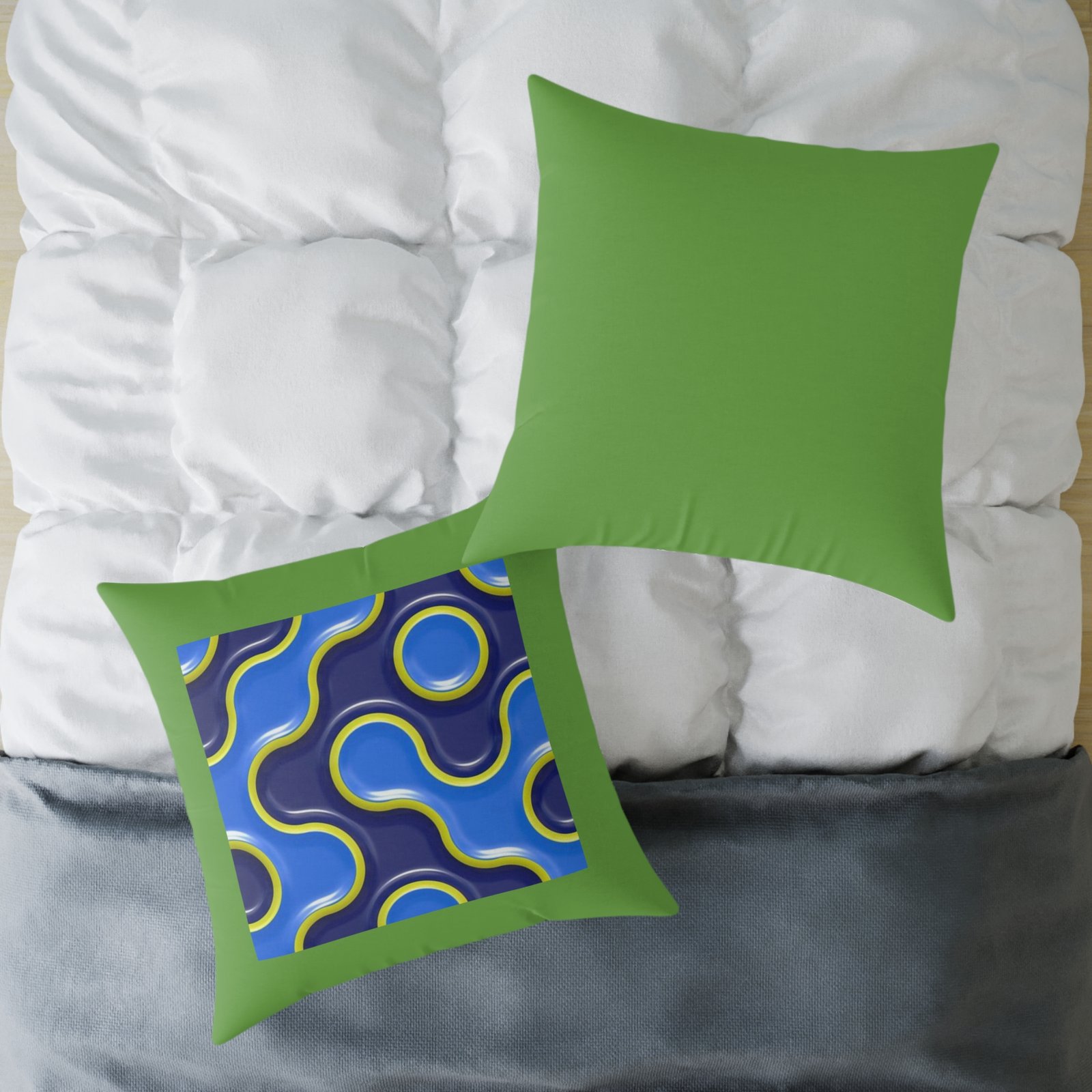 Splatter Poly Canvas Pillow - Image 20