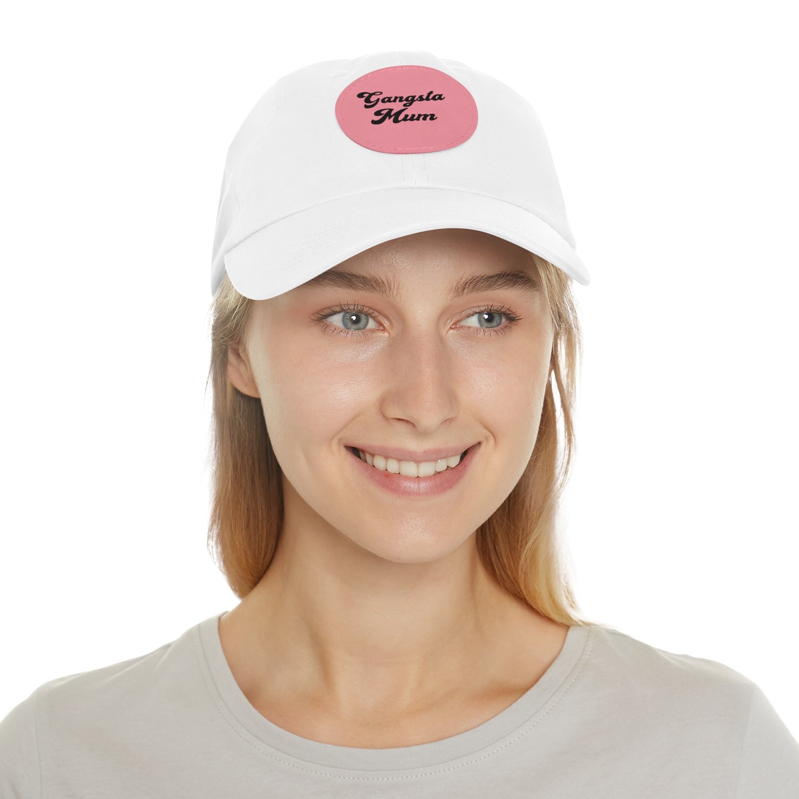 Gangster Momma Hat with Leather Patch (Round) - Image 16
