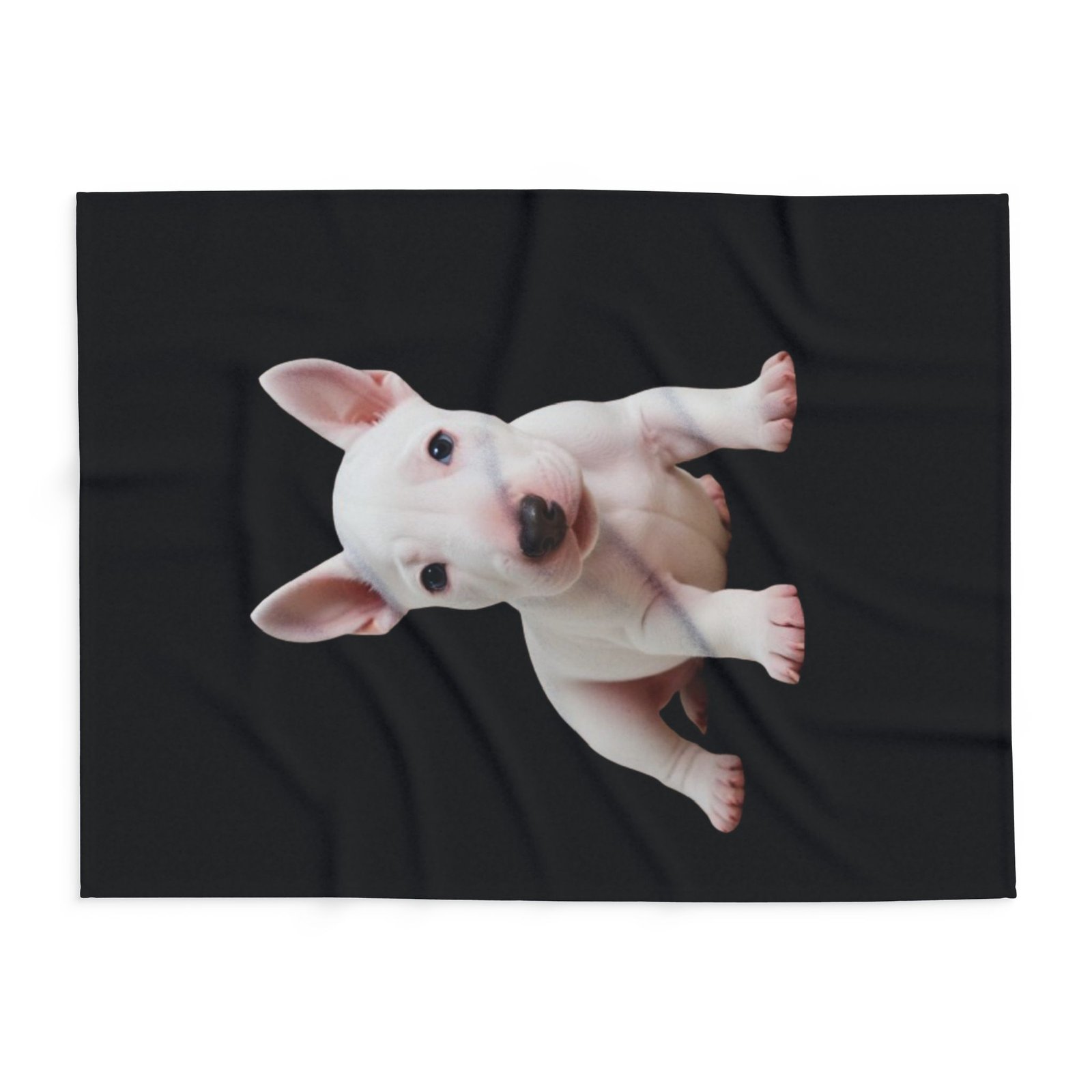 English Bull Terrier Puppy Arctic Fleece Blanket - Image 10
