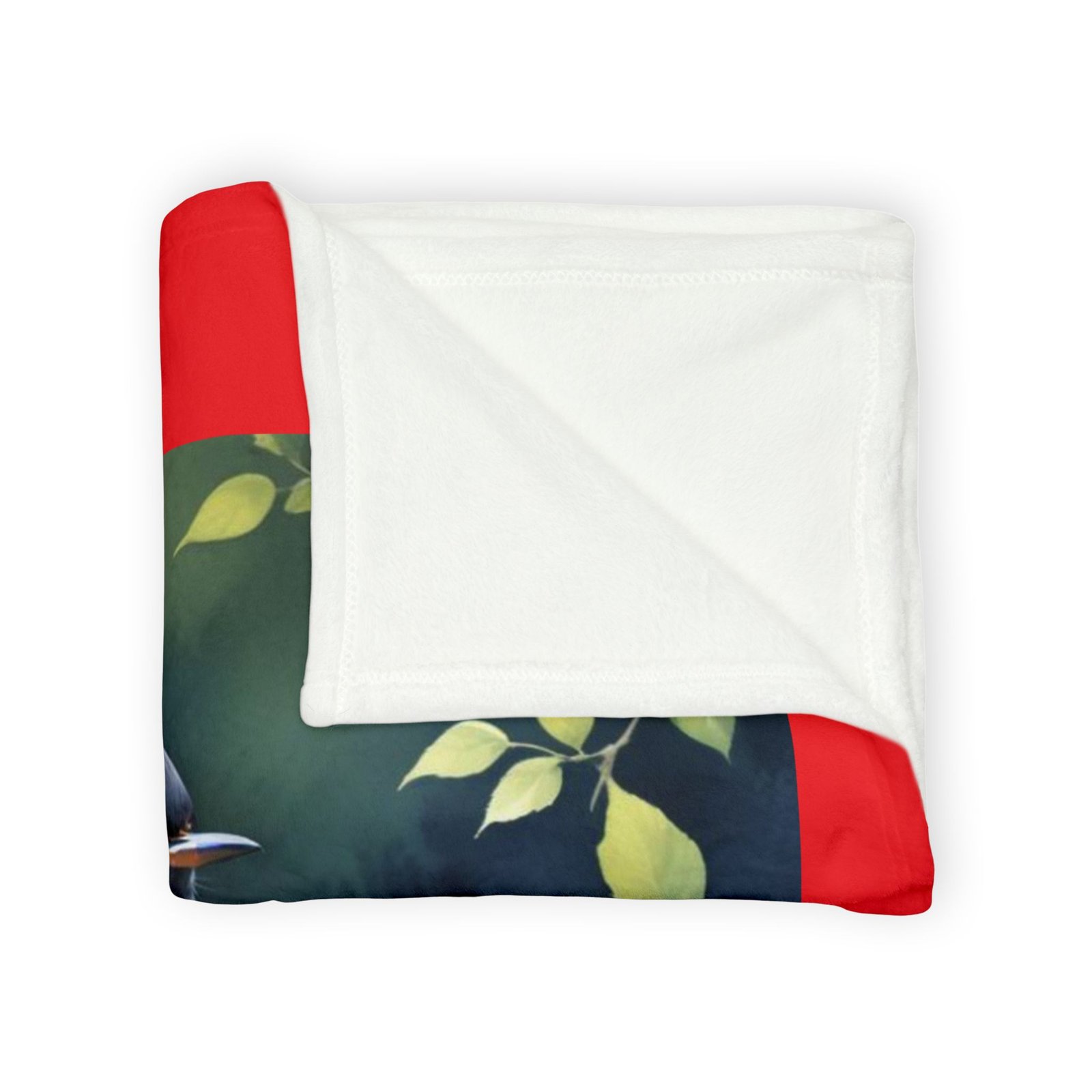 Robin Red Breast Soft Polyester Blanket - Image 7