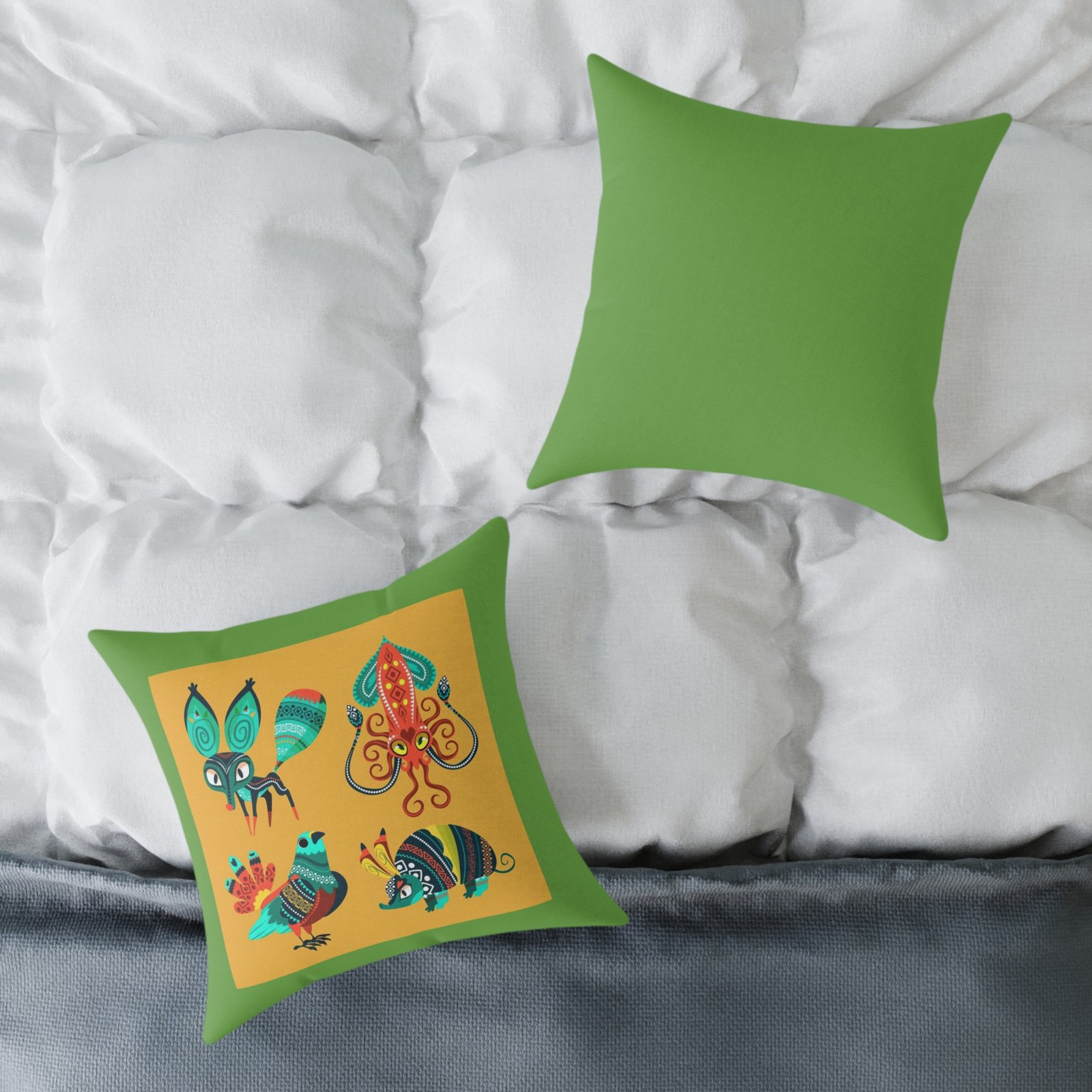 Mexico Square Poly Canvas Pillow - Image 8