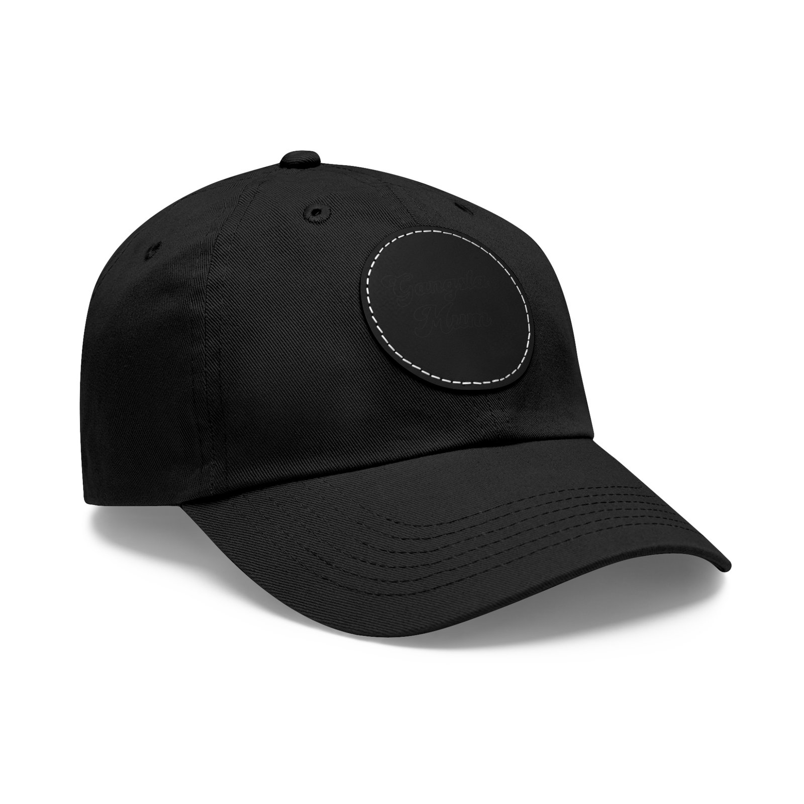 Gangster Momma Hat with Leather Patch (Round) - Image 18