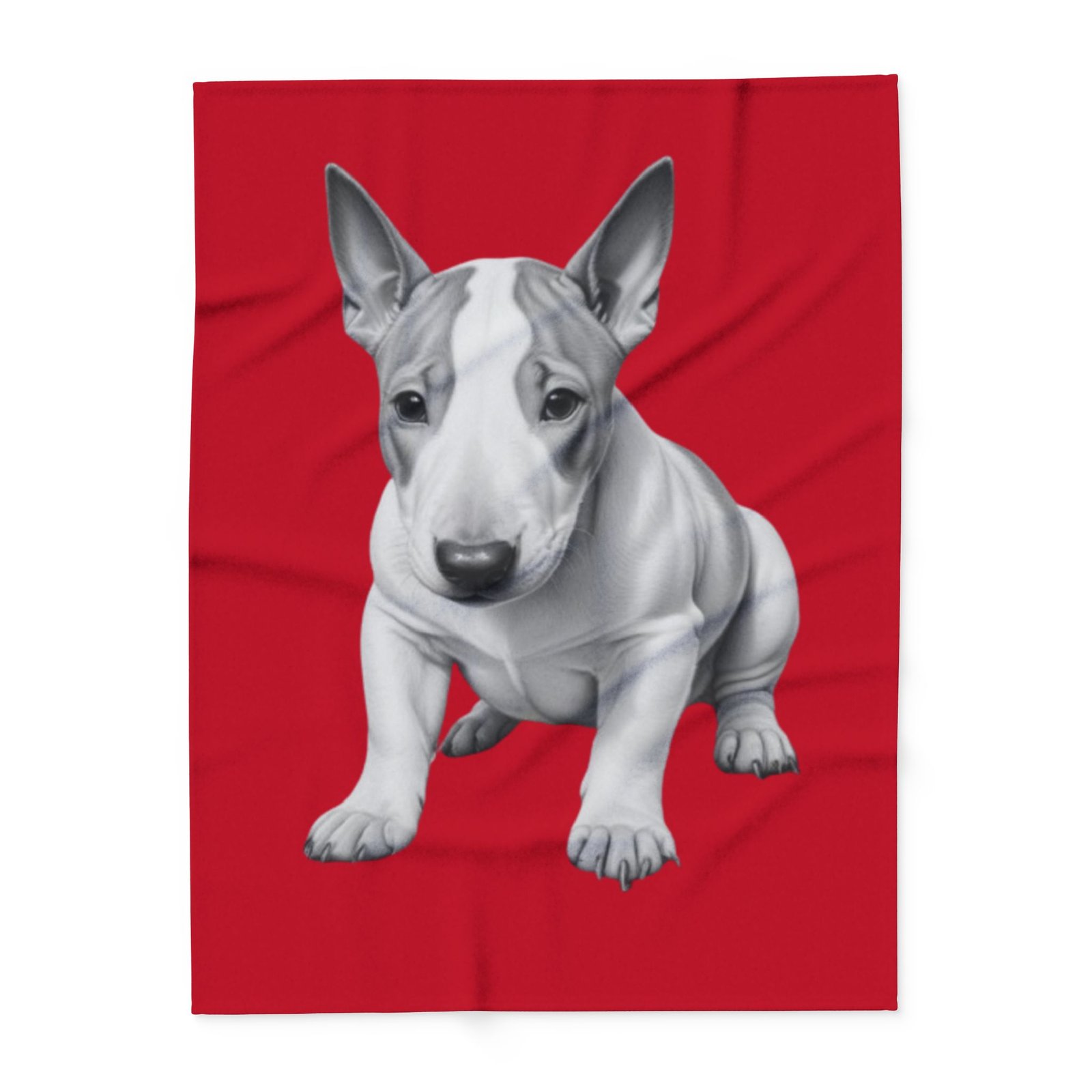 English Bull Terrier Puppy Arctic Fleece Blanket - Image 9