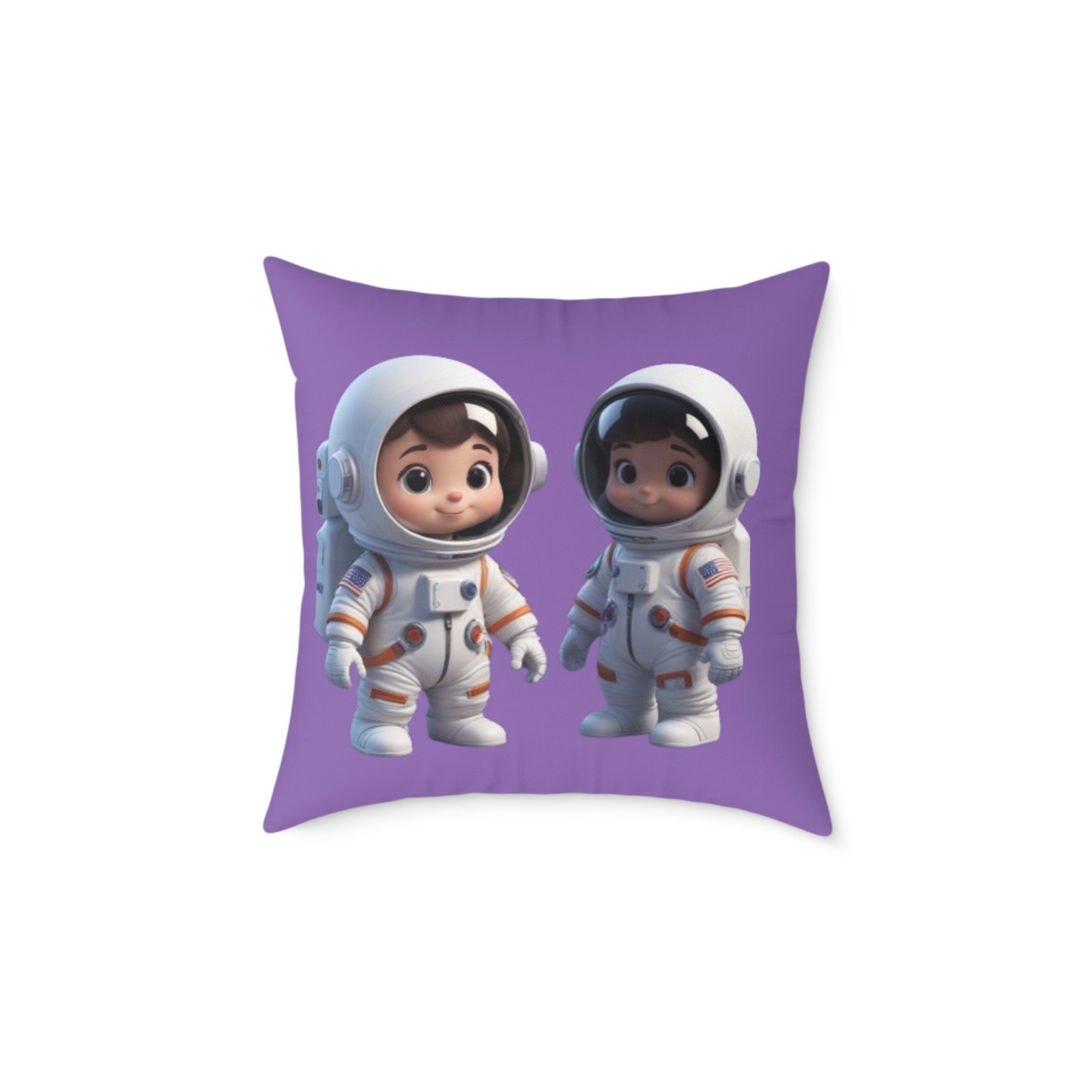 Copy of Astronauts Square Poly Canvas Pillow - Image 9