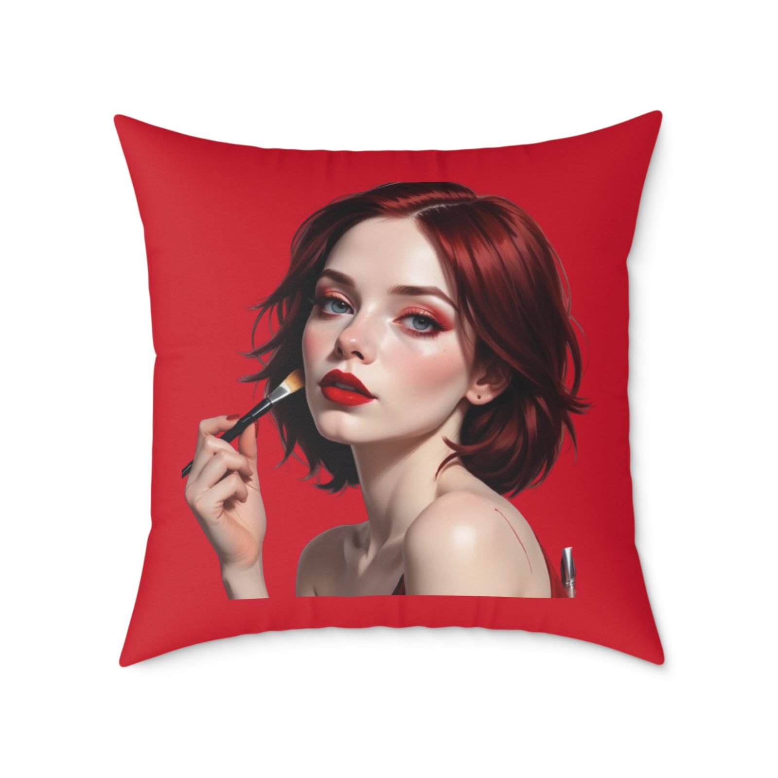 Oh Really Square Poly Canvas Pillow - Image 17