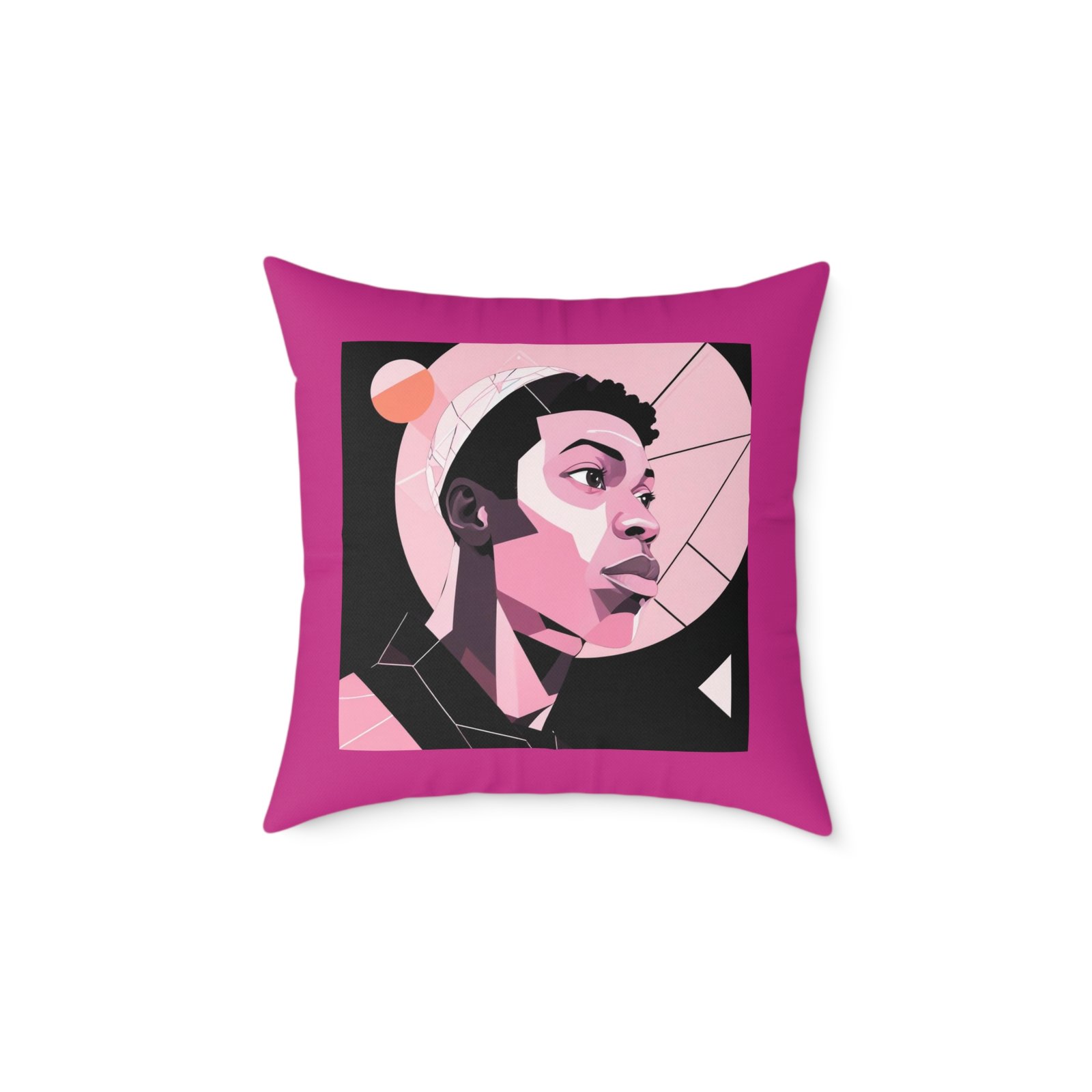Abstract Square Poly Canvas Pillow - Image 9