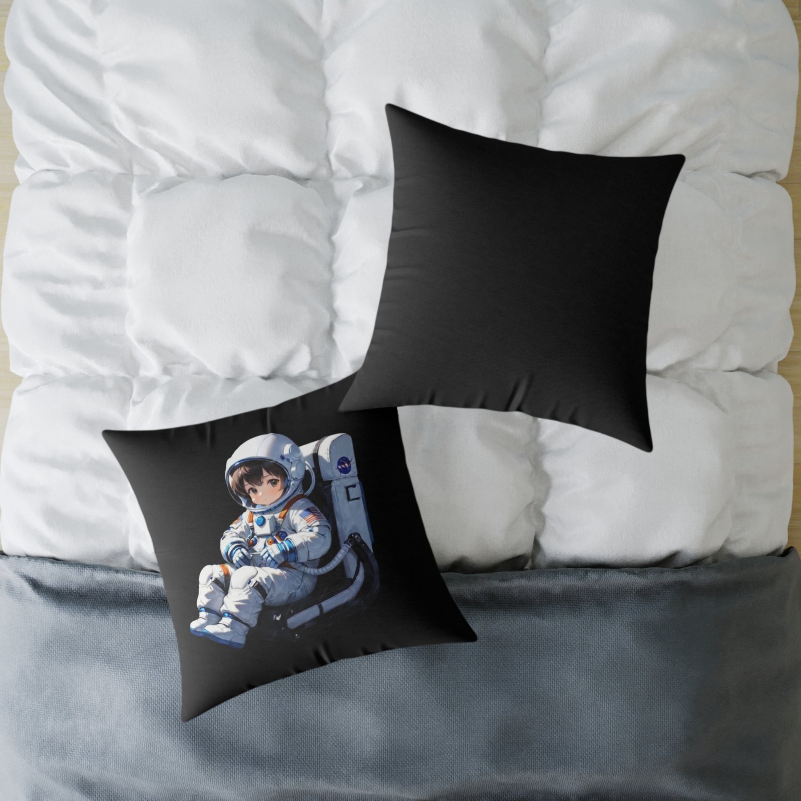 Astronaut Square Poly Canvas Pillow - Image 16