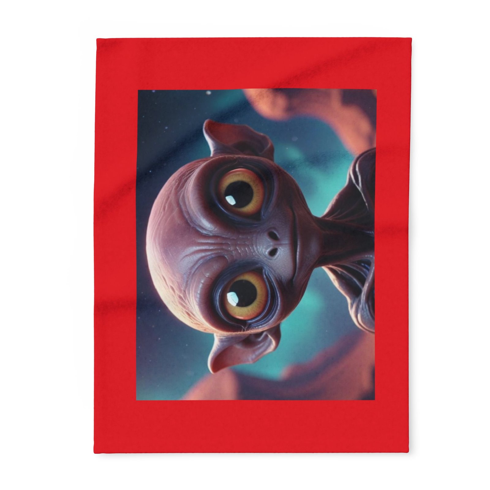 Alien Arctic Fleece Blanket 08