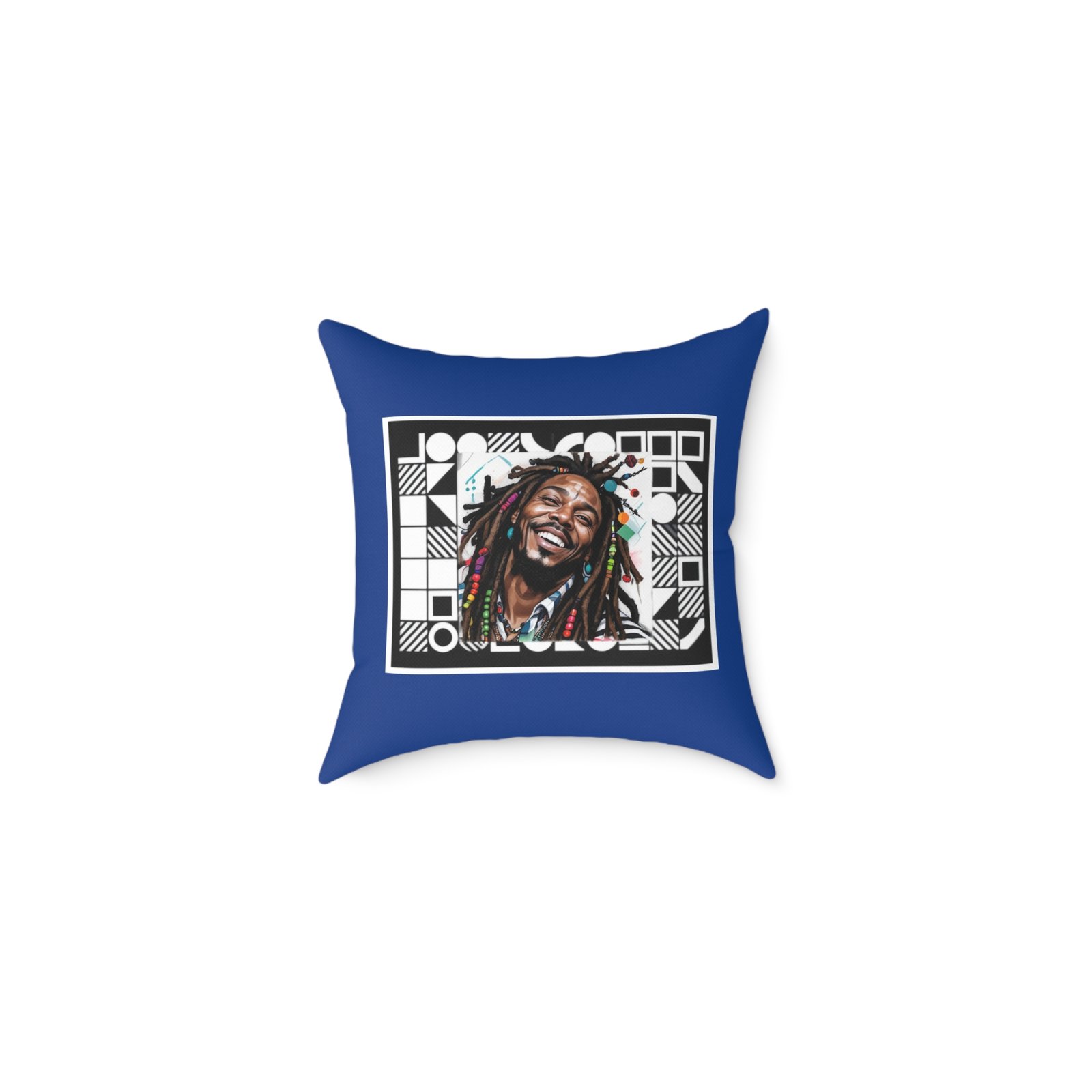 Rastafarian Square Poly Canvas Pillow