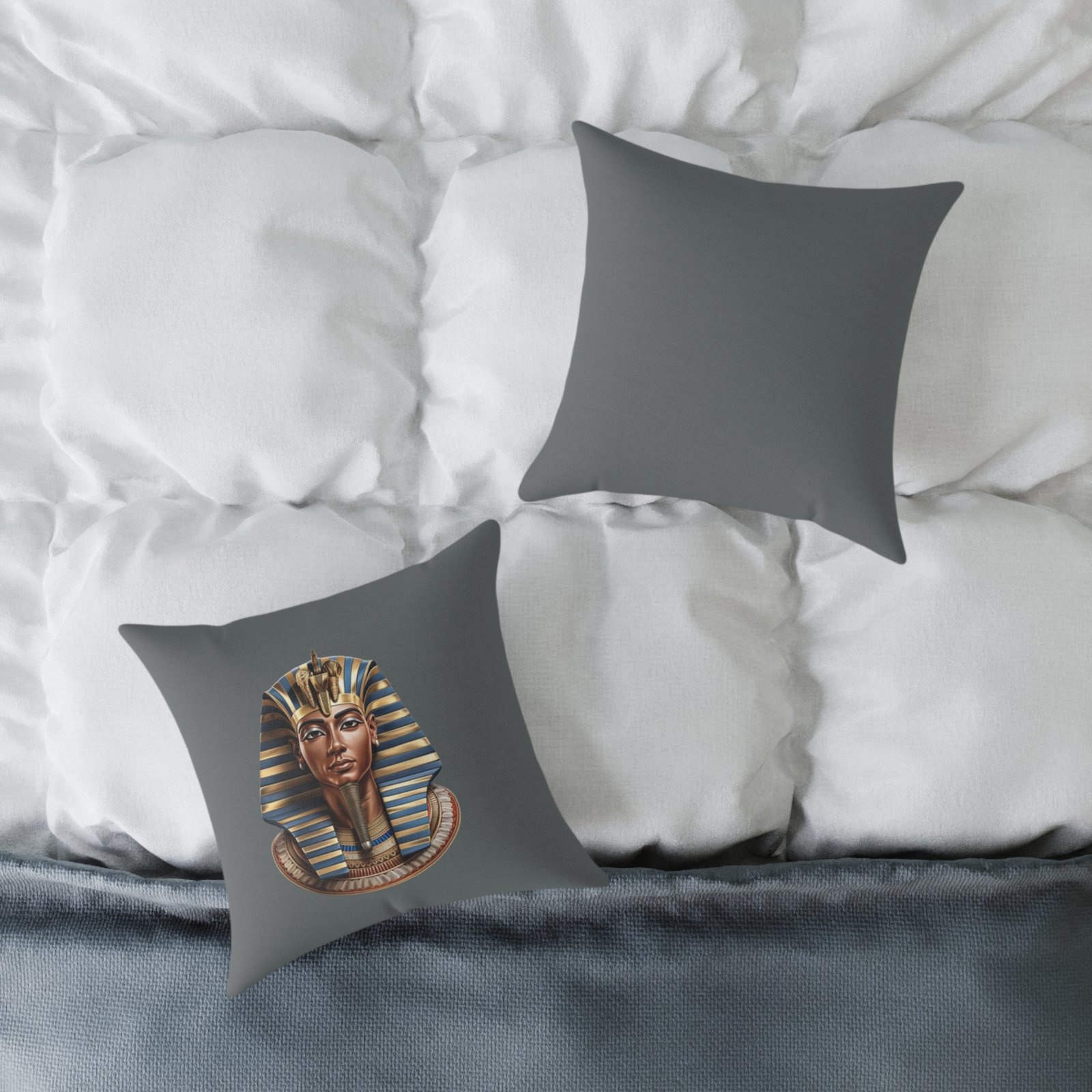 Ancient Egyptian king Cushion Egyptian Prin t Cushion, Scatter Cushion , Decorative Cushion , G ift Cushion, Egypt G ift, Egyptian Art . - Image 4